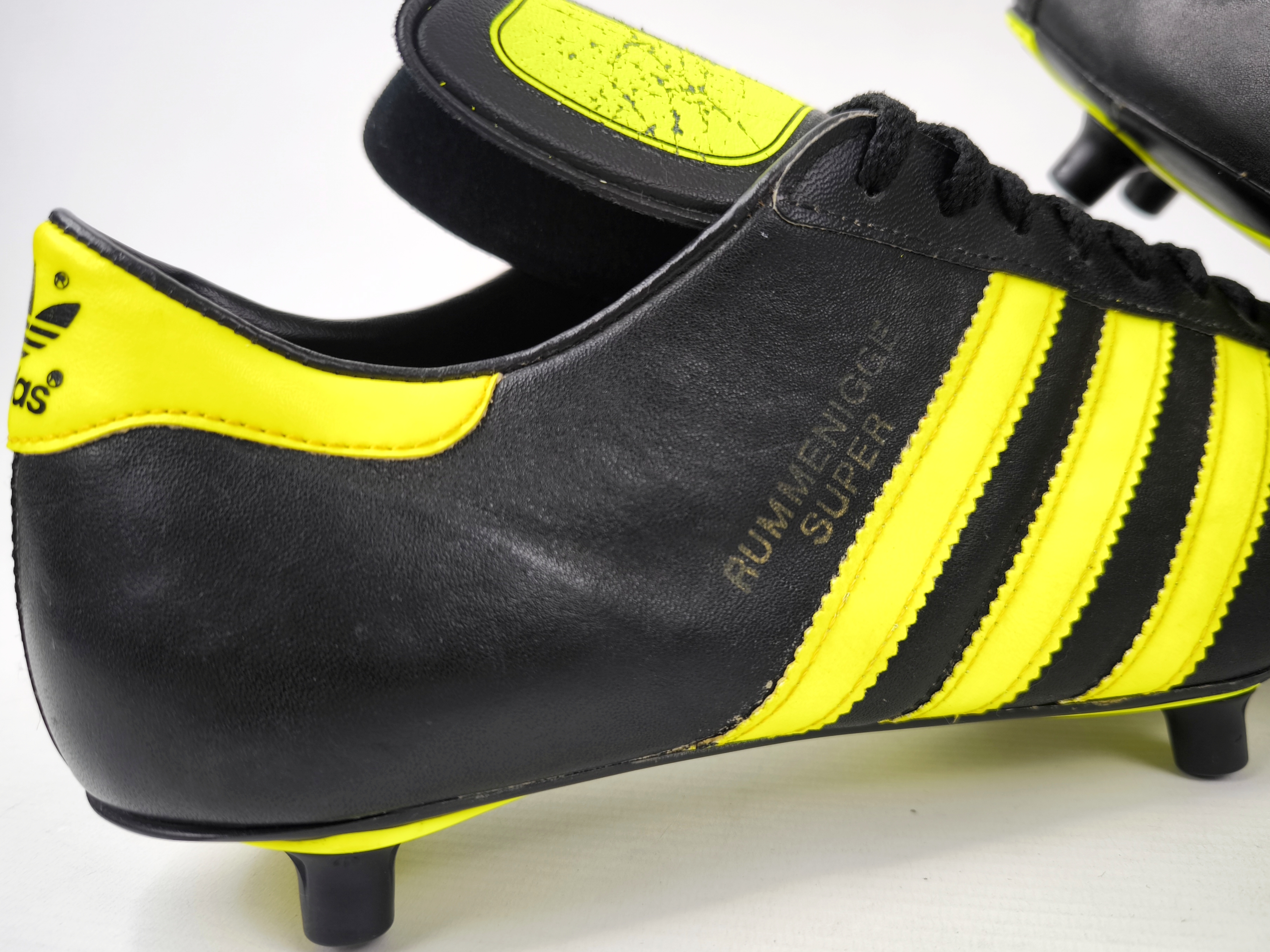 adidas Rummenigge Super Fussball Schuhe EUR 45 1/3 UK 10 West Germany vintage