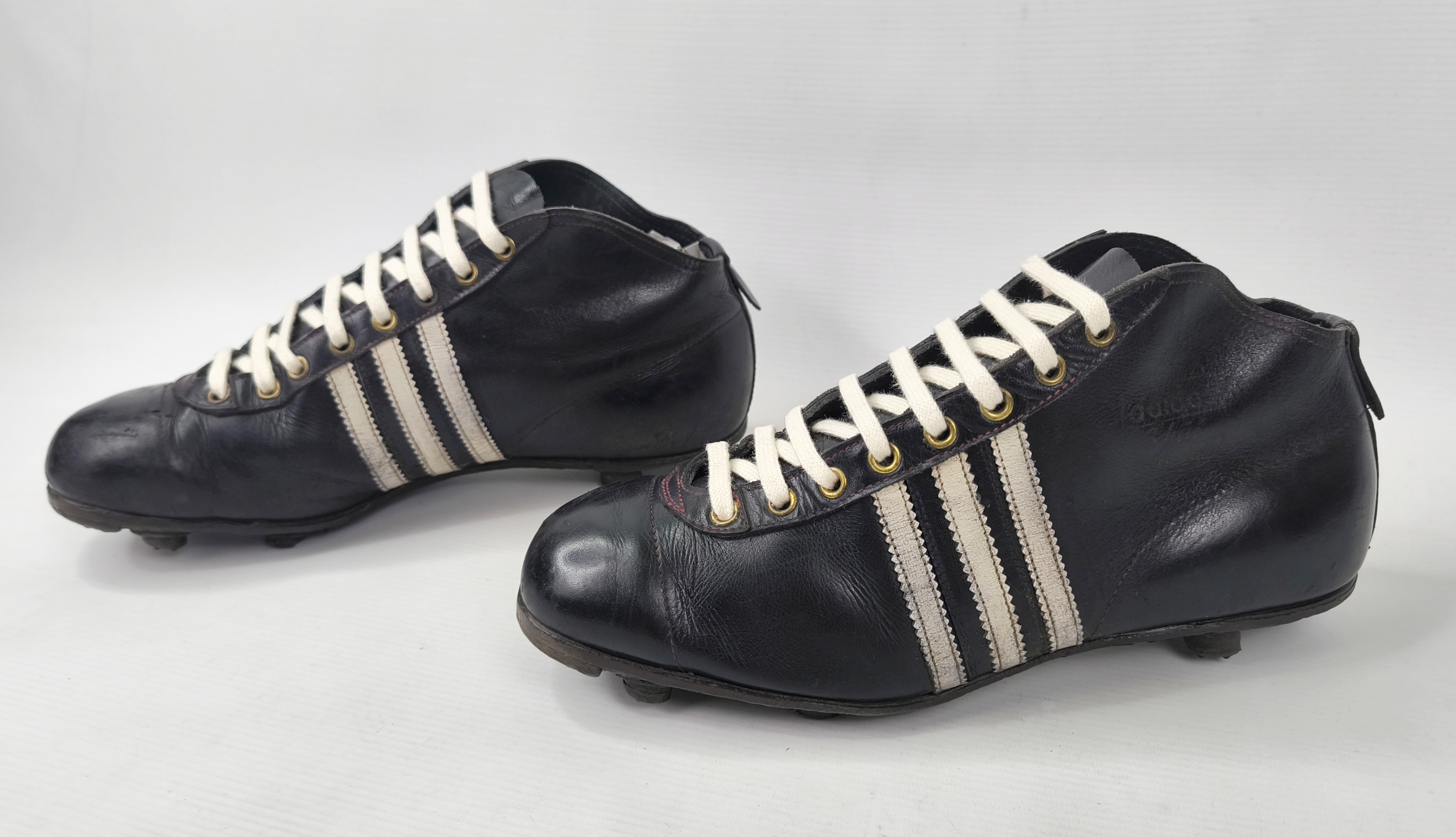 adidas Fussball Schuhe Schuss 1950s EUR 43 1/3 UK 9 Western Germany vintage +box