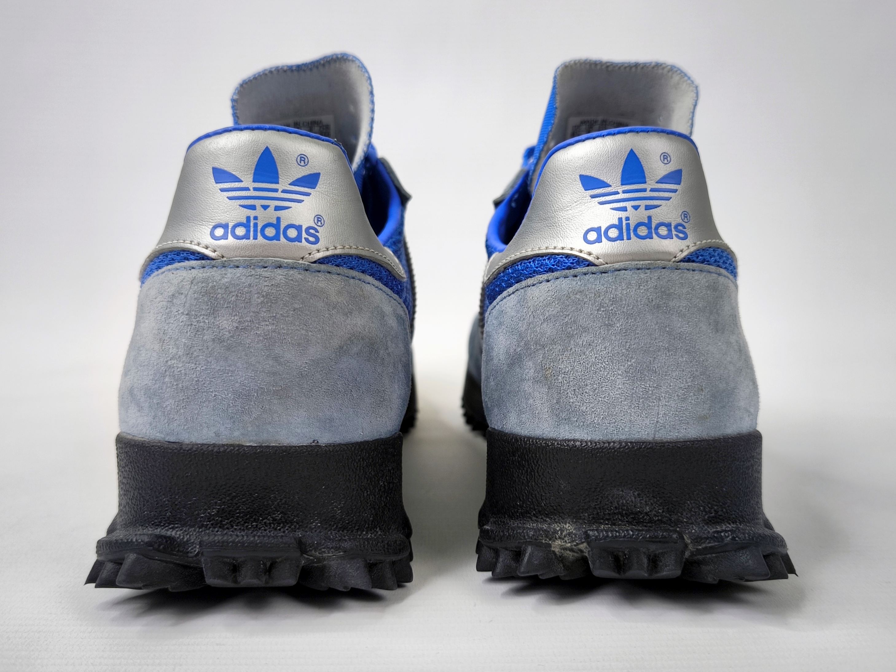 adidas Marathon TR Trainer Schuhe EUR 42 - UK 8 aus 2017 BB6802 blau silber