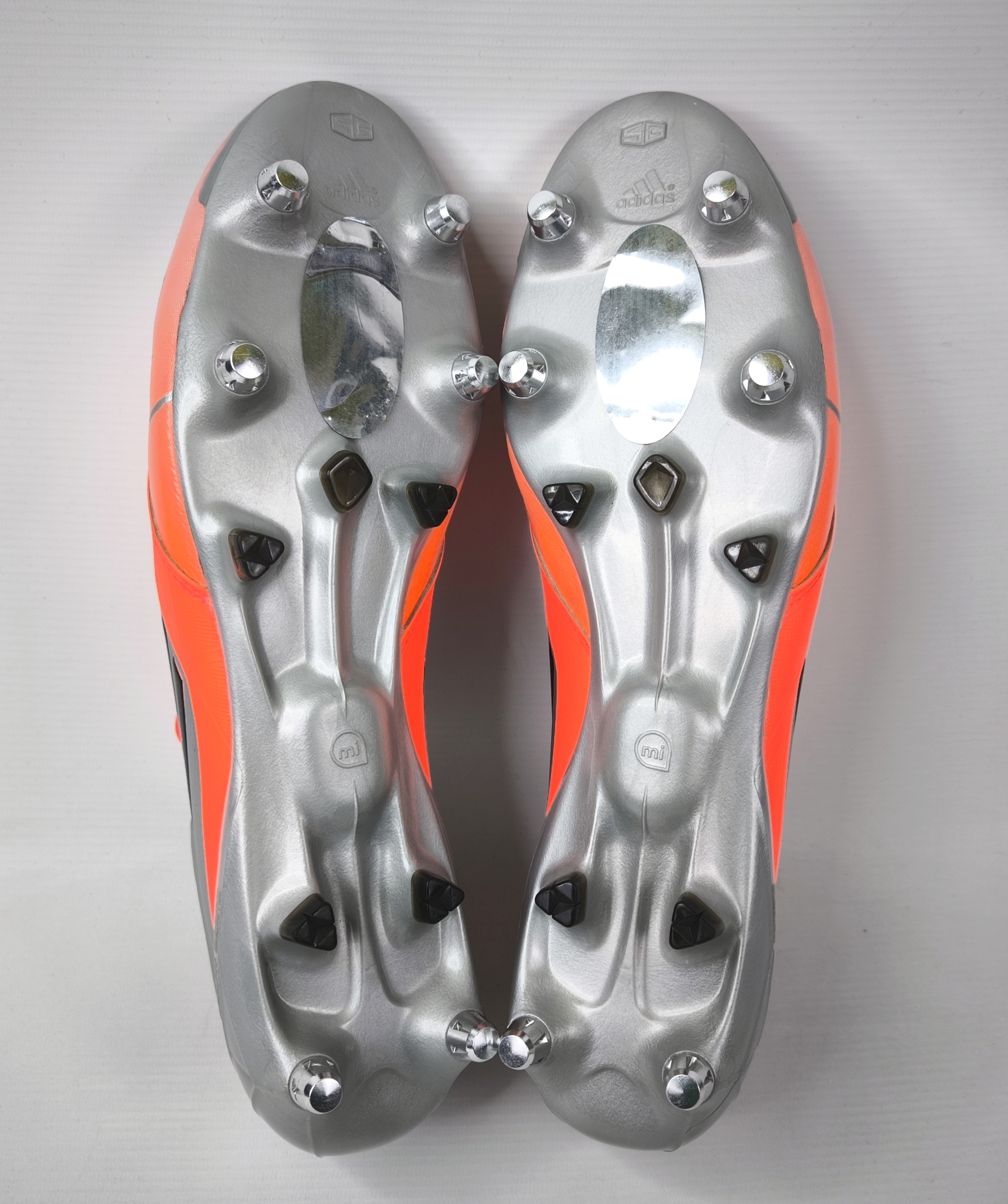 adidas Adizero F50 XTRX SG EUR 47 1/3 / UK 12 aus 2012 orange silber G64220