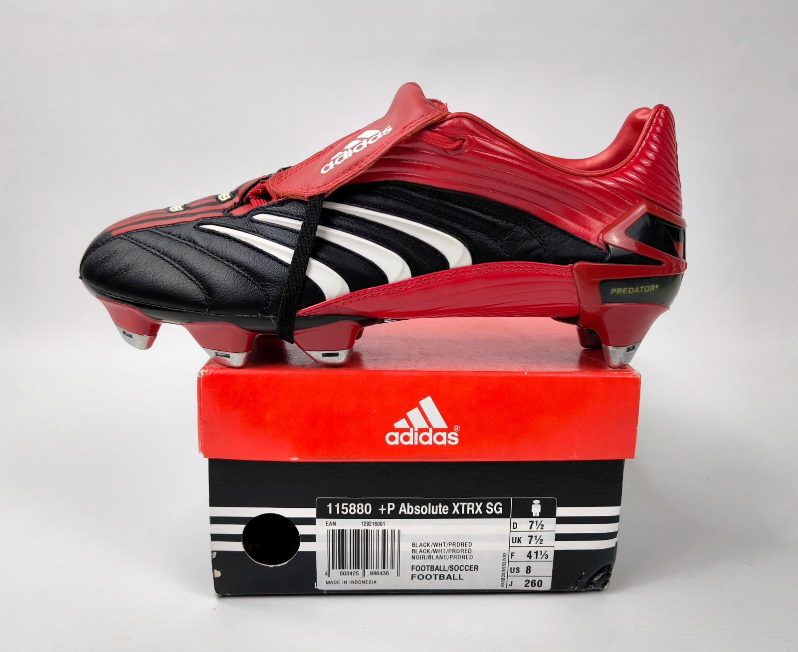 adidas Predator Absolute TRX SG 2005 EUR 41 1/3 / UK 7.5 Fussball-Schuhe 115880