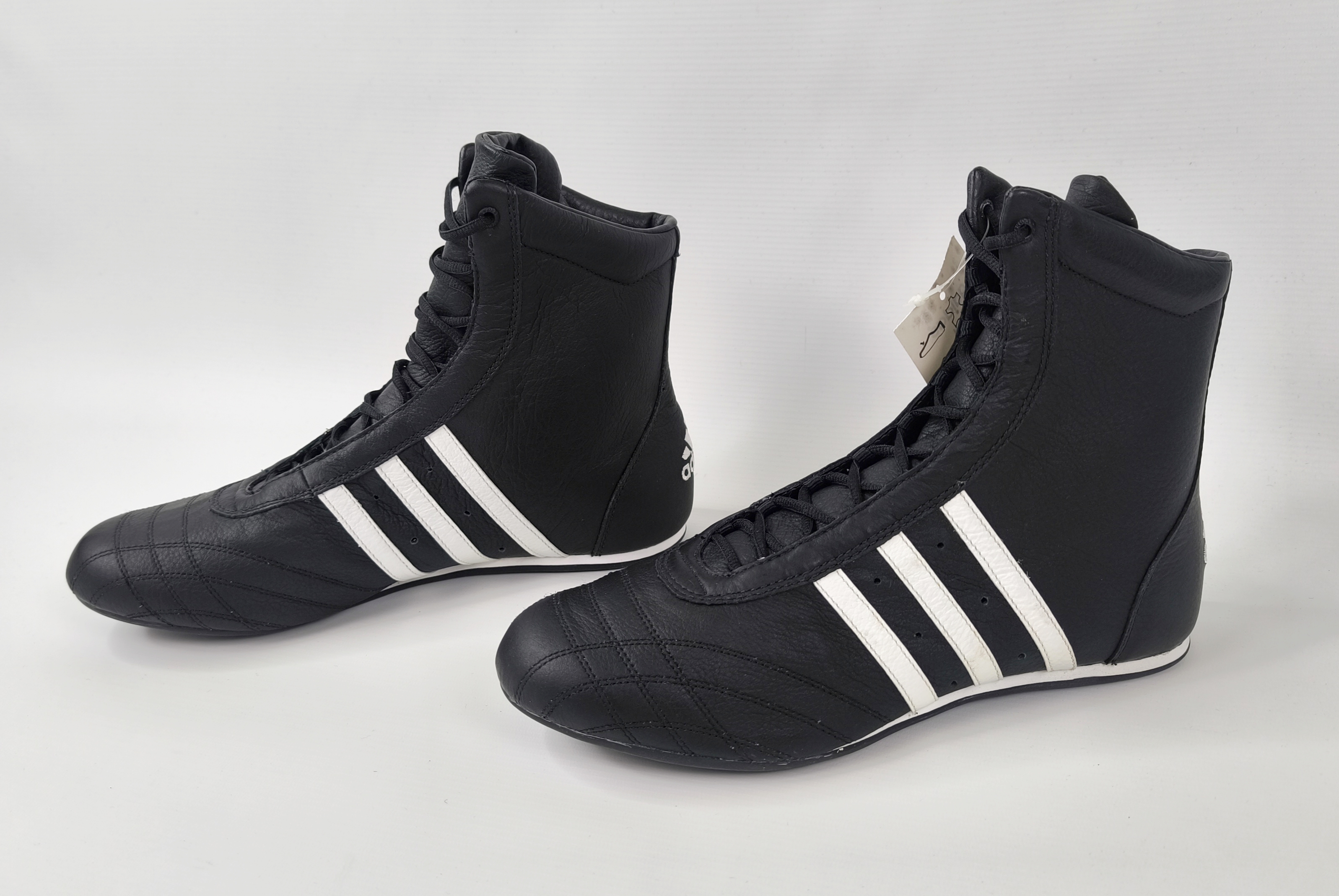 adidas Prajna High Schuhe EUR 44 UK 9.5 aus 2003 Leder schwarz 382158 neu