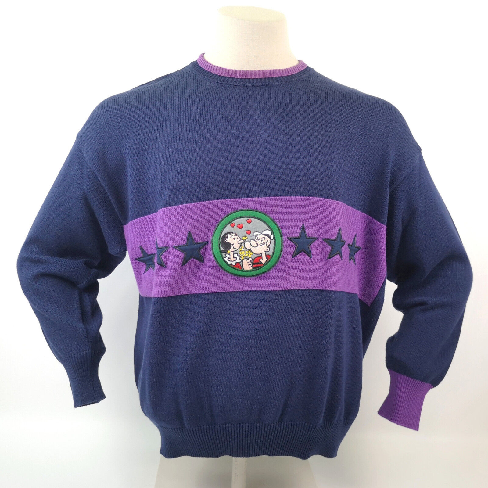 JC de Castelbajac Iceberg Herren Strick Pullover Popeye Gr. L (52)