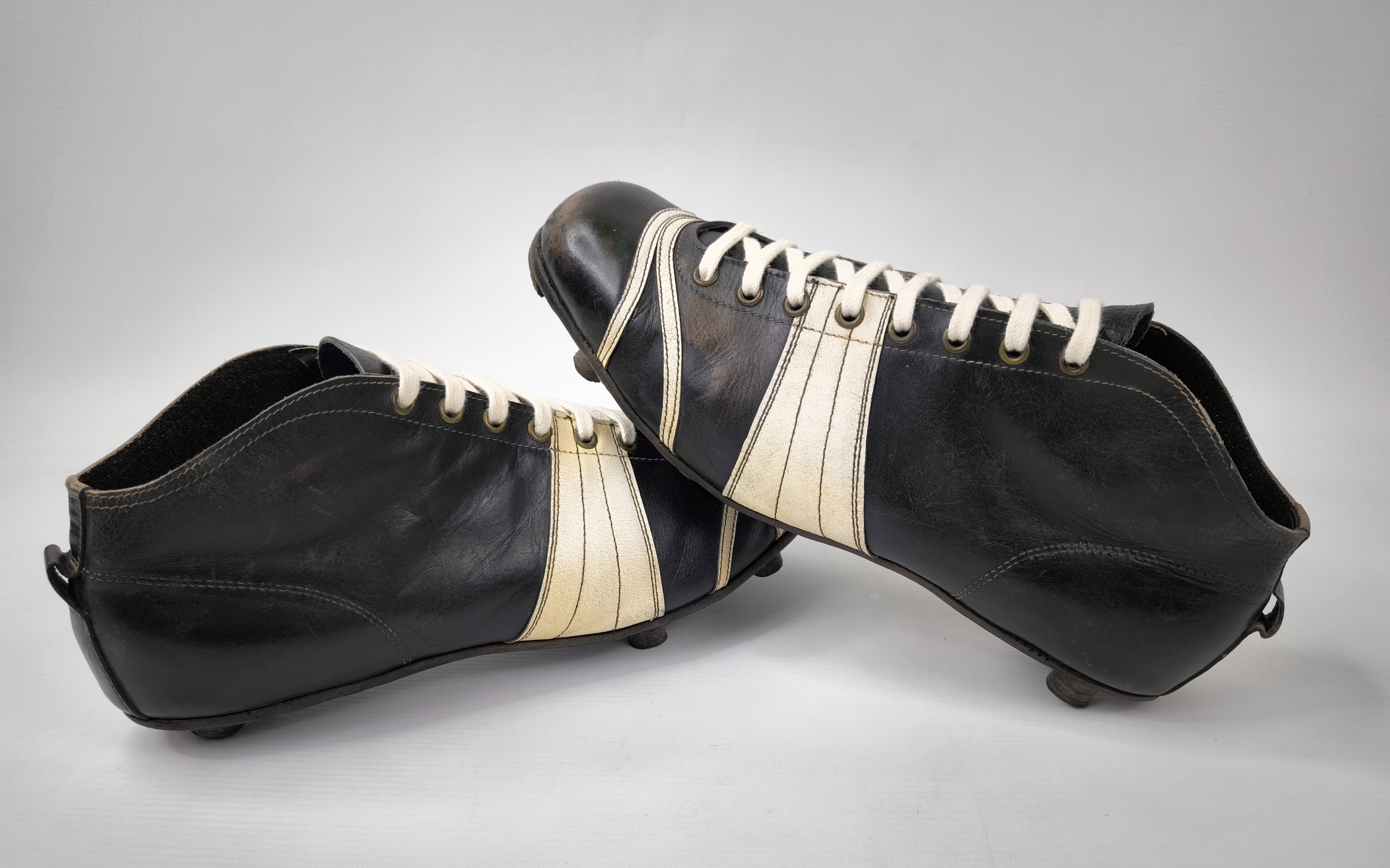 Puma Fussball Schuhe 1950`s EUR 45 / UK 10.5 vintage football boots Atom Trumpf