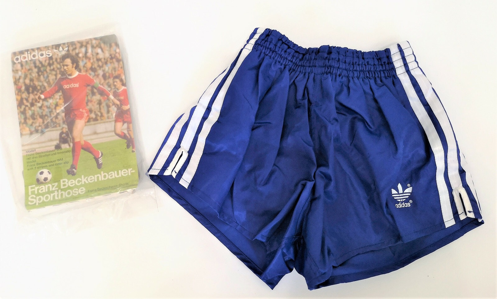Adidas Shorts Nylon 80`s Beckenbauer Gr. D4 (S) Sporthose Sprinter vintage