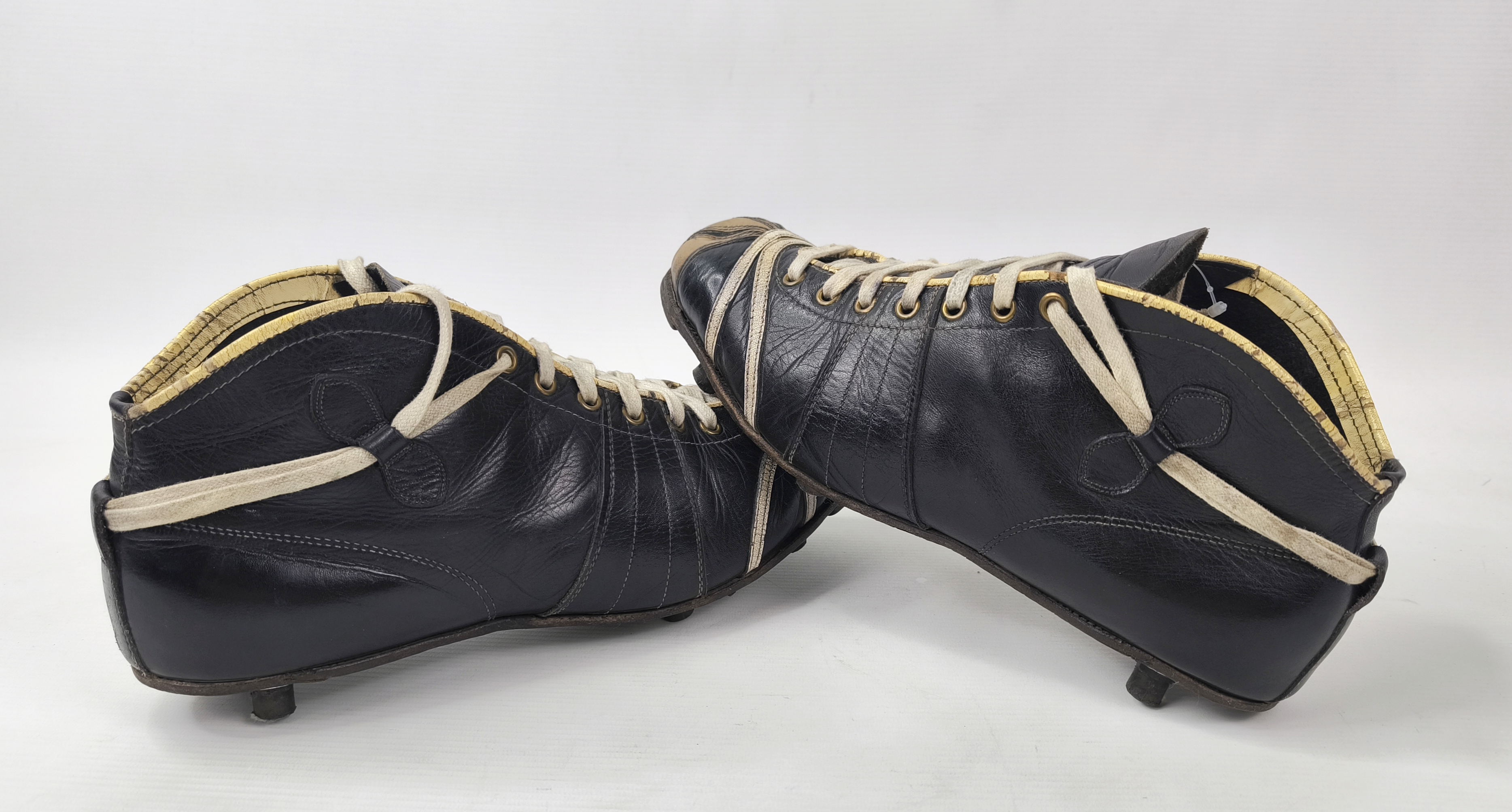 Puma Fussball Schuhe Rekord 1950`s EUR 43 / UK 9 mit Booklet vintage Atom
