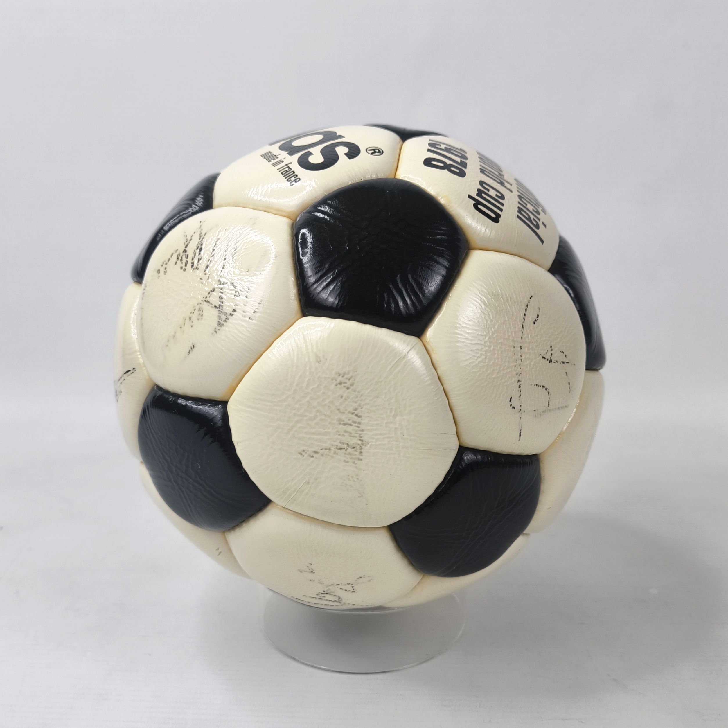 adidas Fussball Telstar Durlast Official World Cup 1978 Made in France Ball