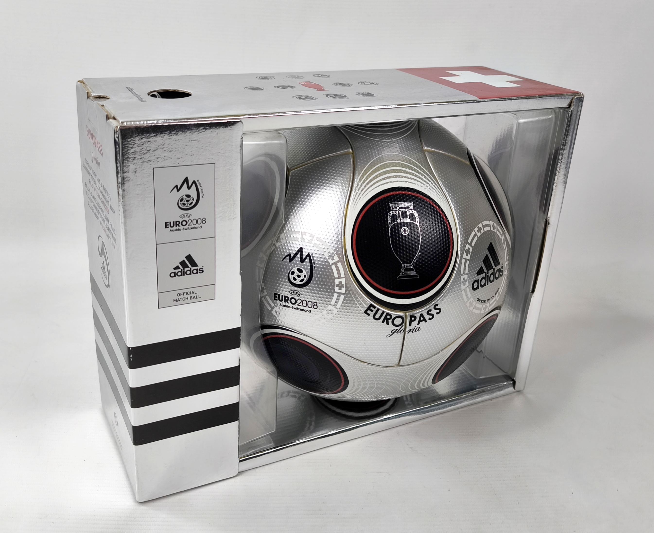 adidas Fußball Europass Gloria EM Euro 2008 Official Matchball final Vienna neu