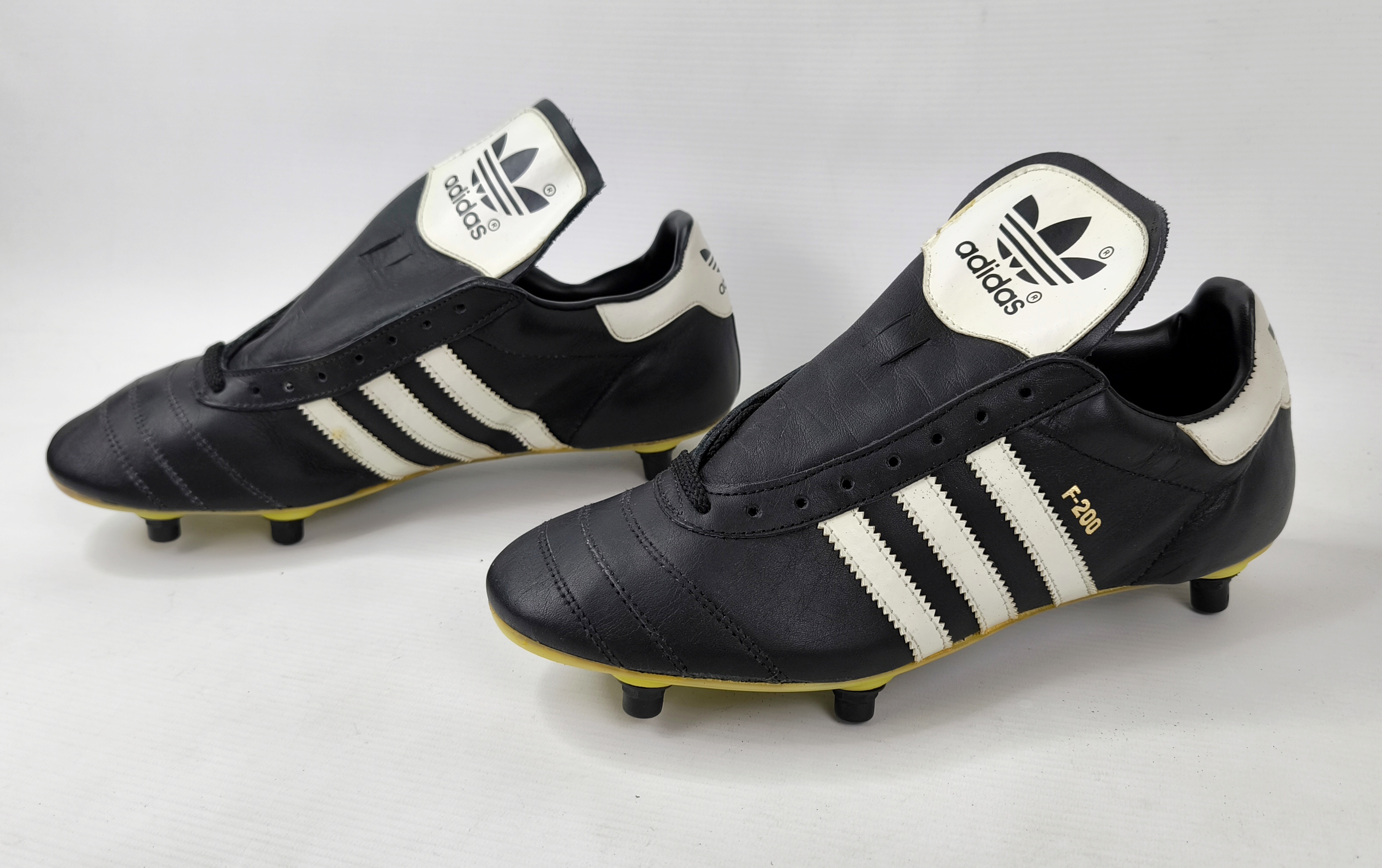 adidas F-200 Fussball Schuhe 1980s EUR 43 1/3 / UK 9.5 vintage BN ungetragen