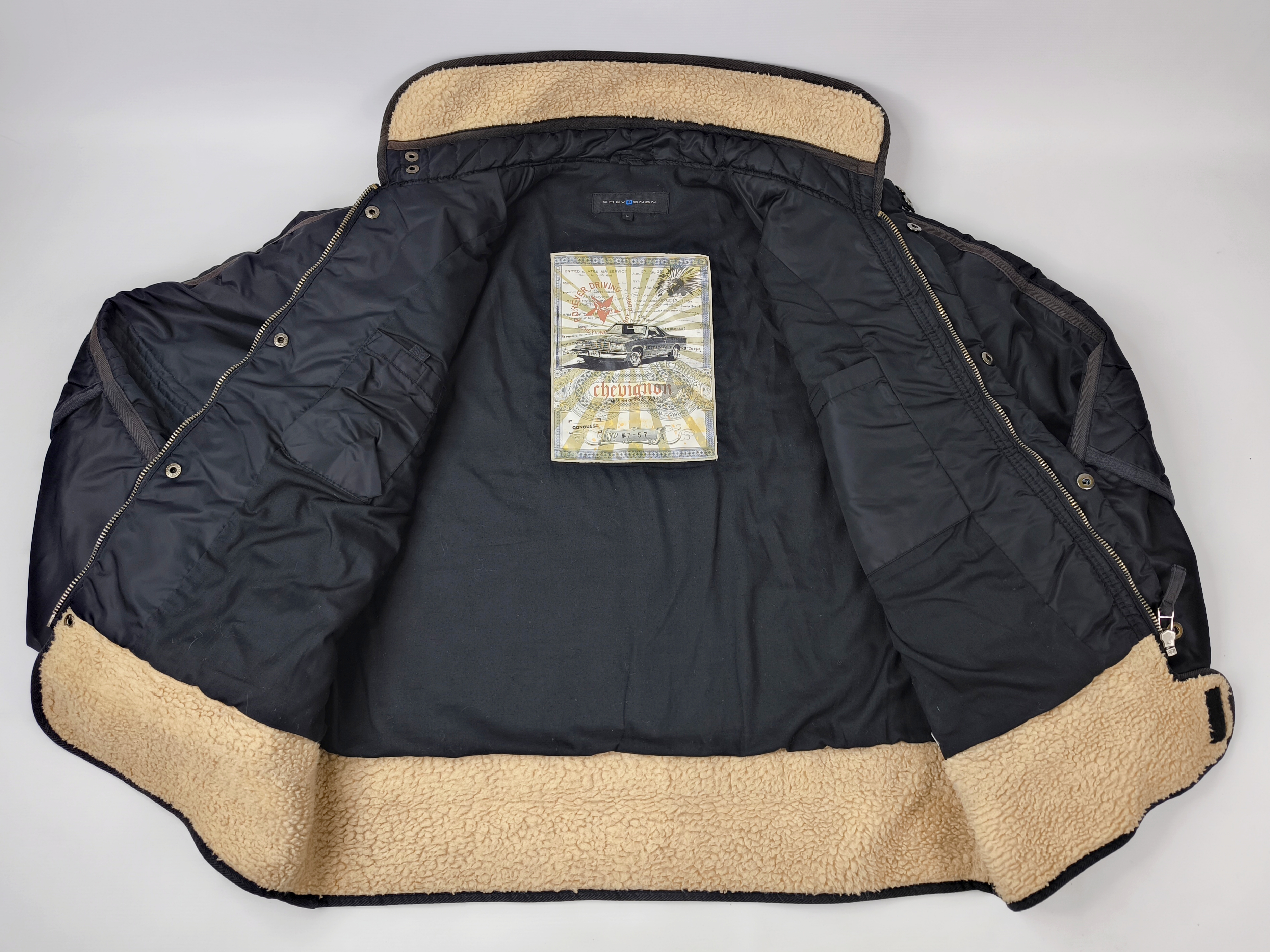Chevignon Jacke Bosmos schwarz Gr. L Cosmos Nylon Steppung