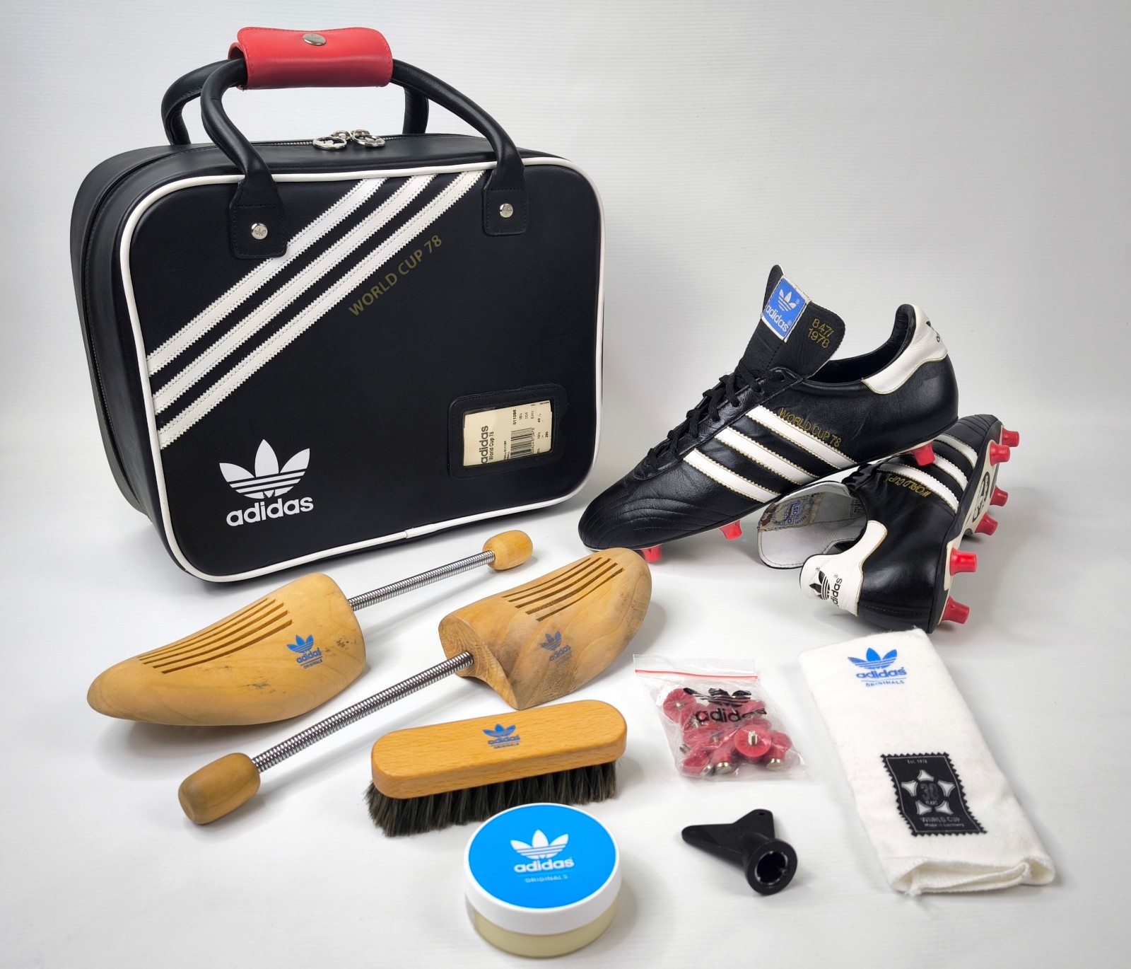 adidas World Cup 78 Fussball Schuhe EUR 45 1/3 / UK 10.5 limited pair 847/1978