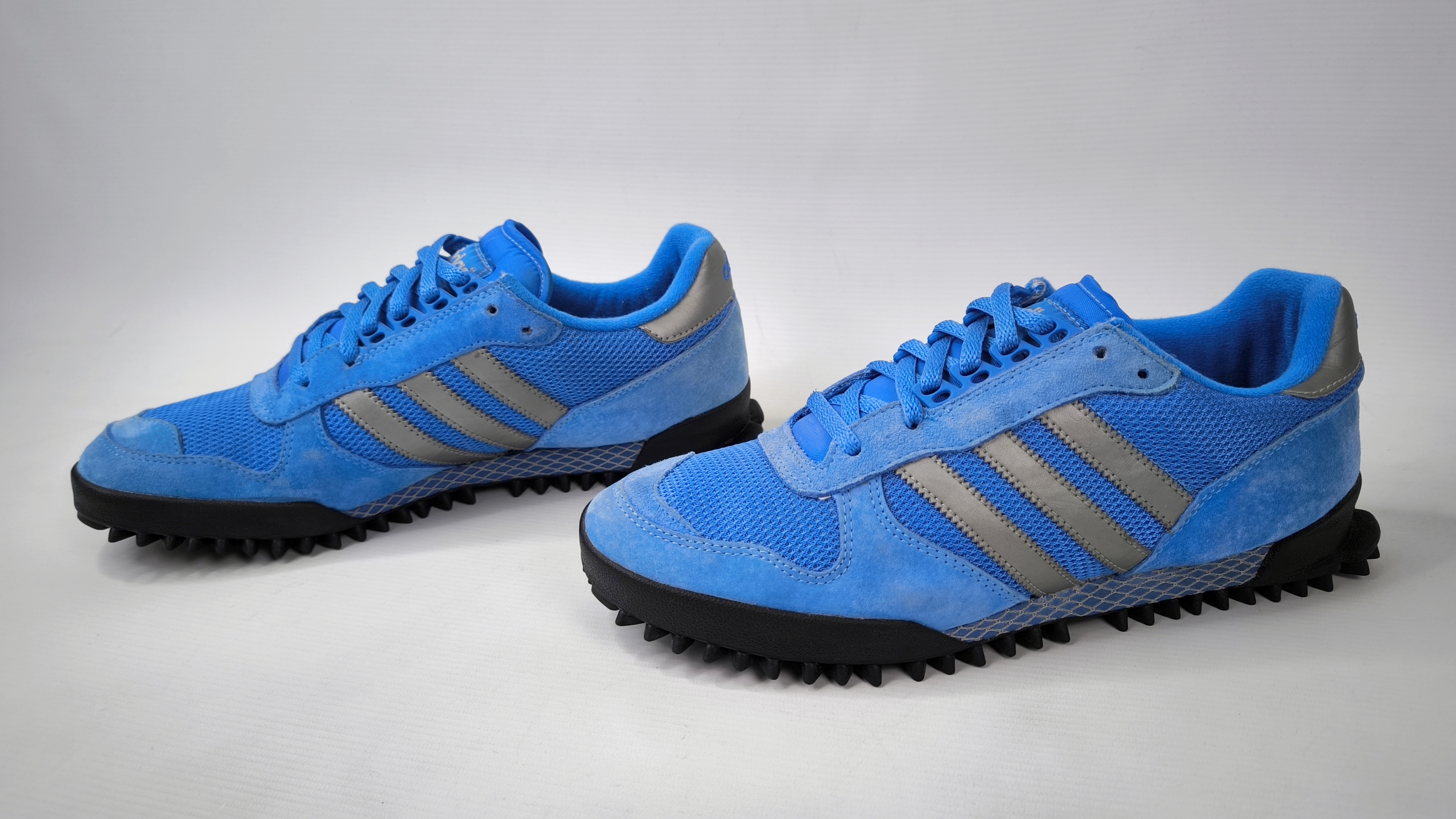 adidas Marathon TR Trainer Schuhe EUR 45 1/3 - UK 10.5 aus 2010 blau 033250