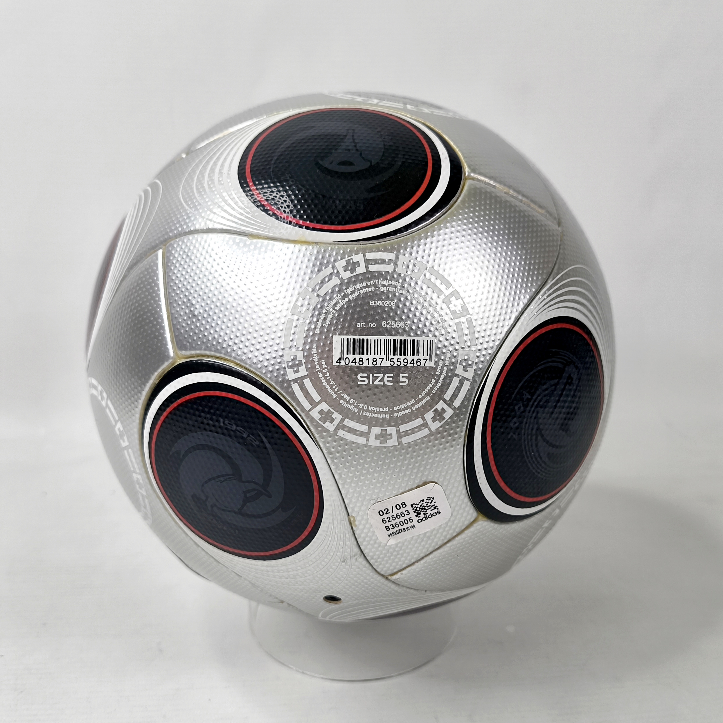 adidas Fußball Europass Gloria EM Euro 2008 Official Matchball final Vienna neu