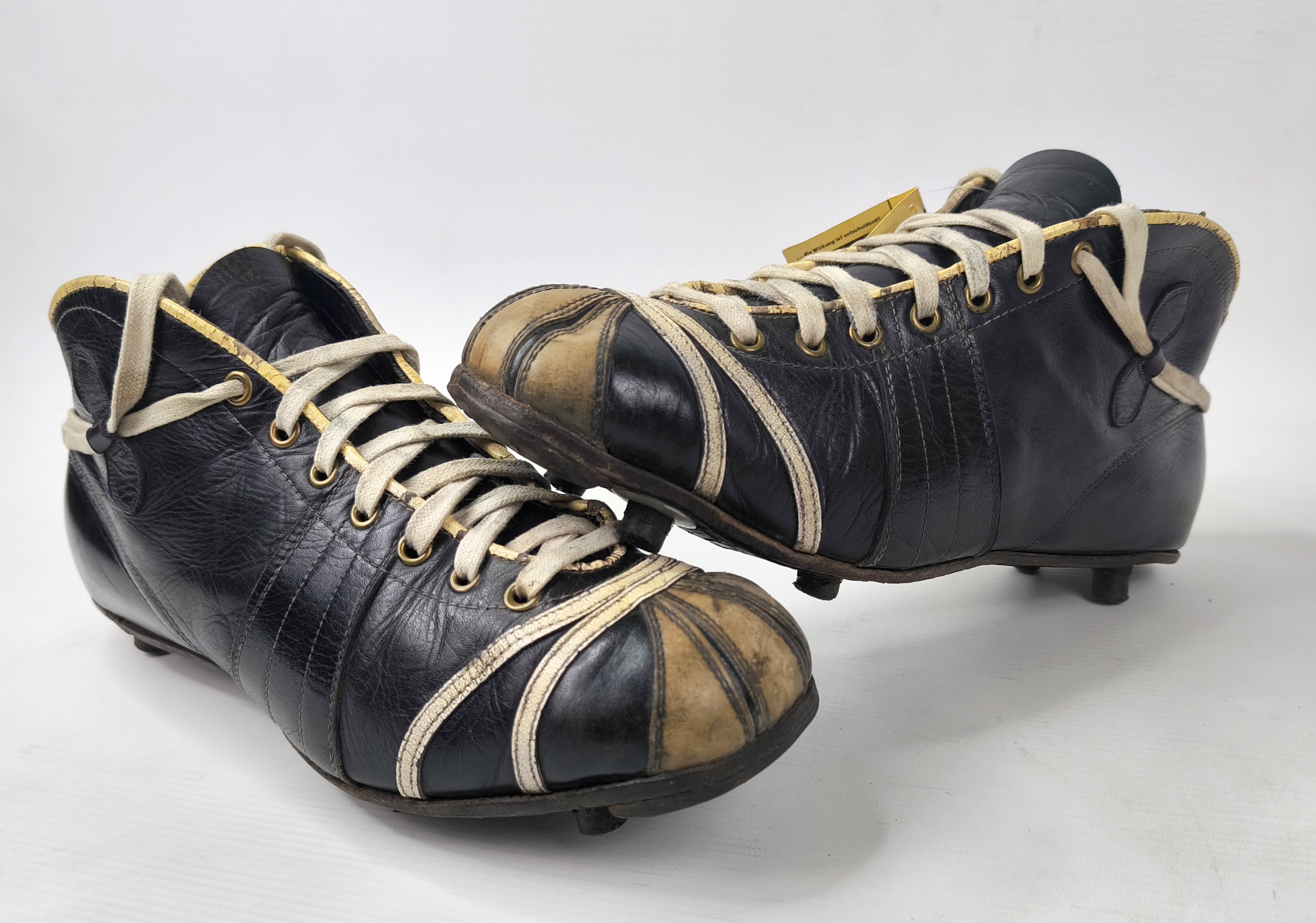 Puma Fussball Schuhe Rekord 1950`s EUR 43 / UK 9 mit Booklet vintage Atom