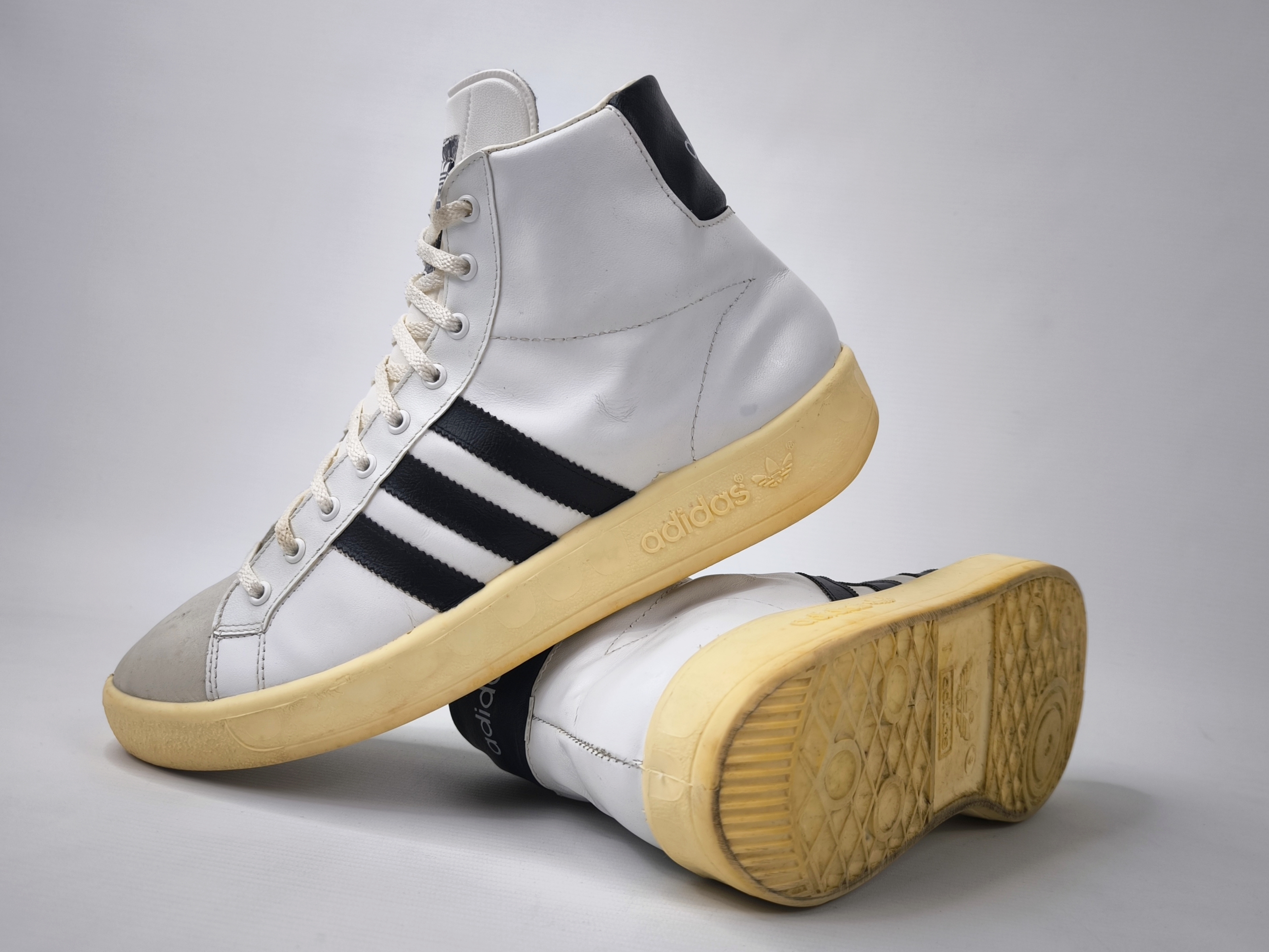 adidas Allround High Schuhe EUR 43 1/3 - UK 9 aus 1995 Made in Germany 30700