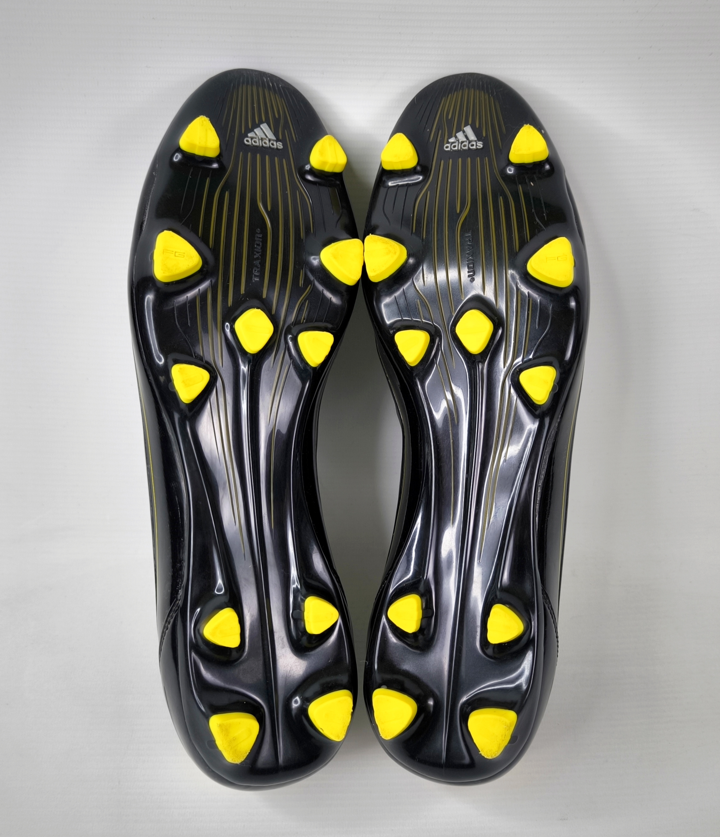 adidas Fussball Schuhe F50 F30 TRX FG 2010 EUR 48 2/3 / UK 13 G17015 schwarz