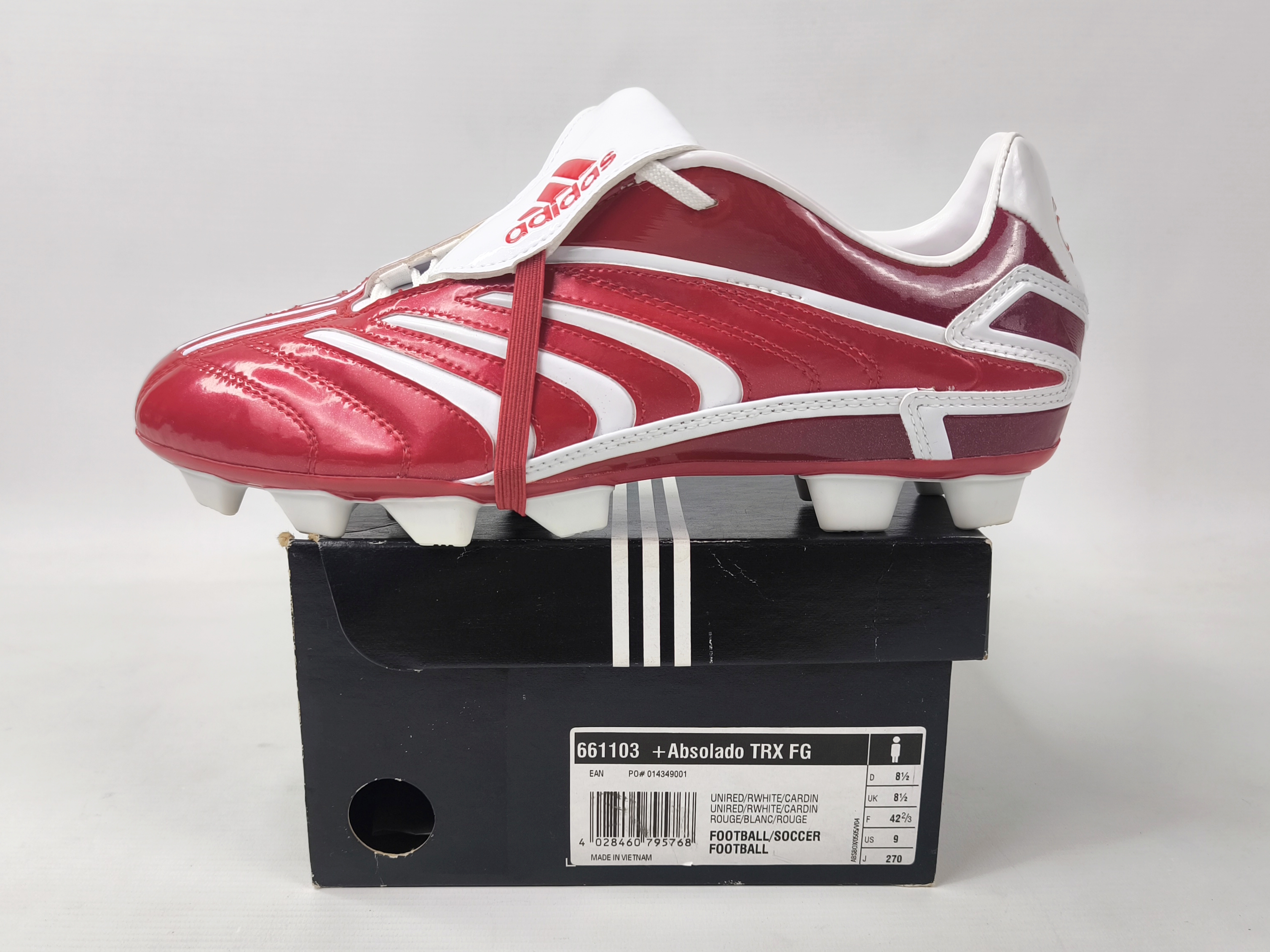 adidas Absolado TRX FG aus 2006 EUR 42 2/3 UK 8.5 Absolute Predator 661103
