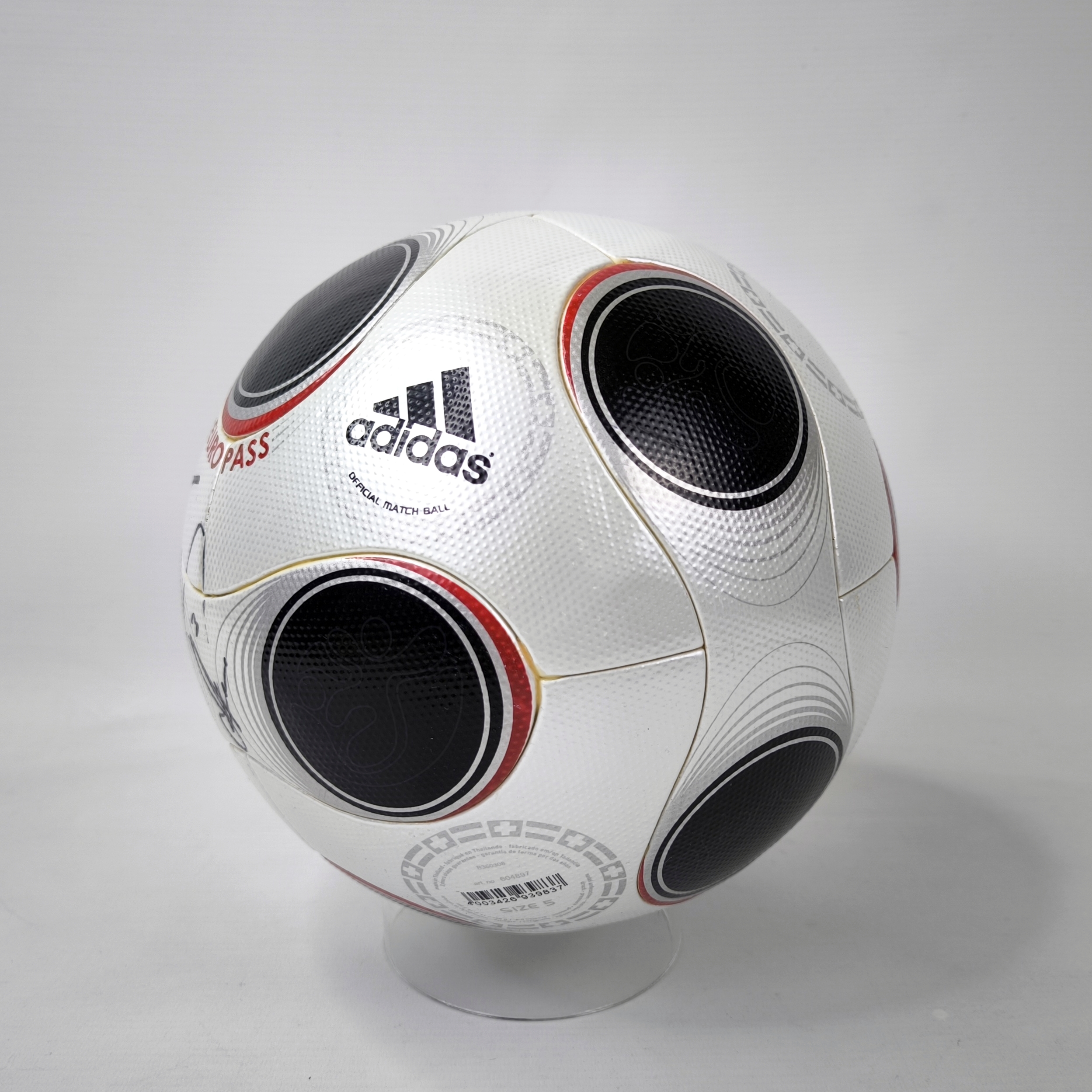 adidas Fußball Europass EM Euro 2008 Official Matchball 604897 neu unbespielt
