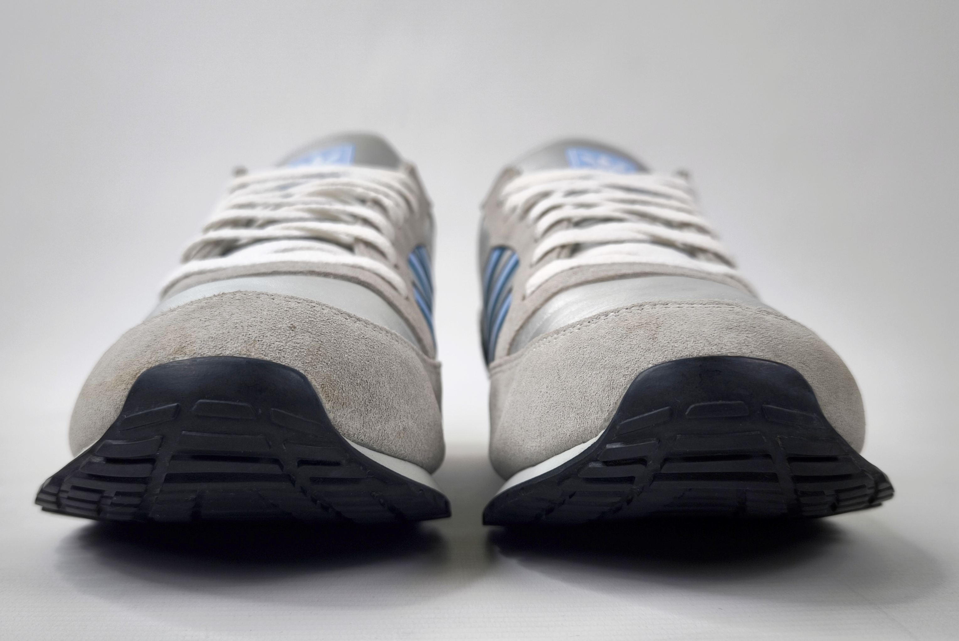 adidas Phantom Schuhe EUR 46 - UK 11 silber hellblau aus 2013 Q34304 micropacer