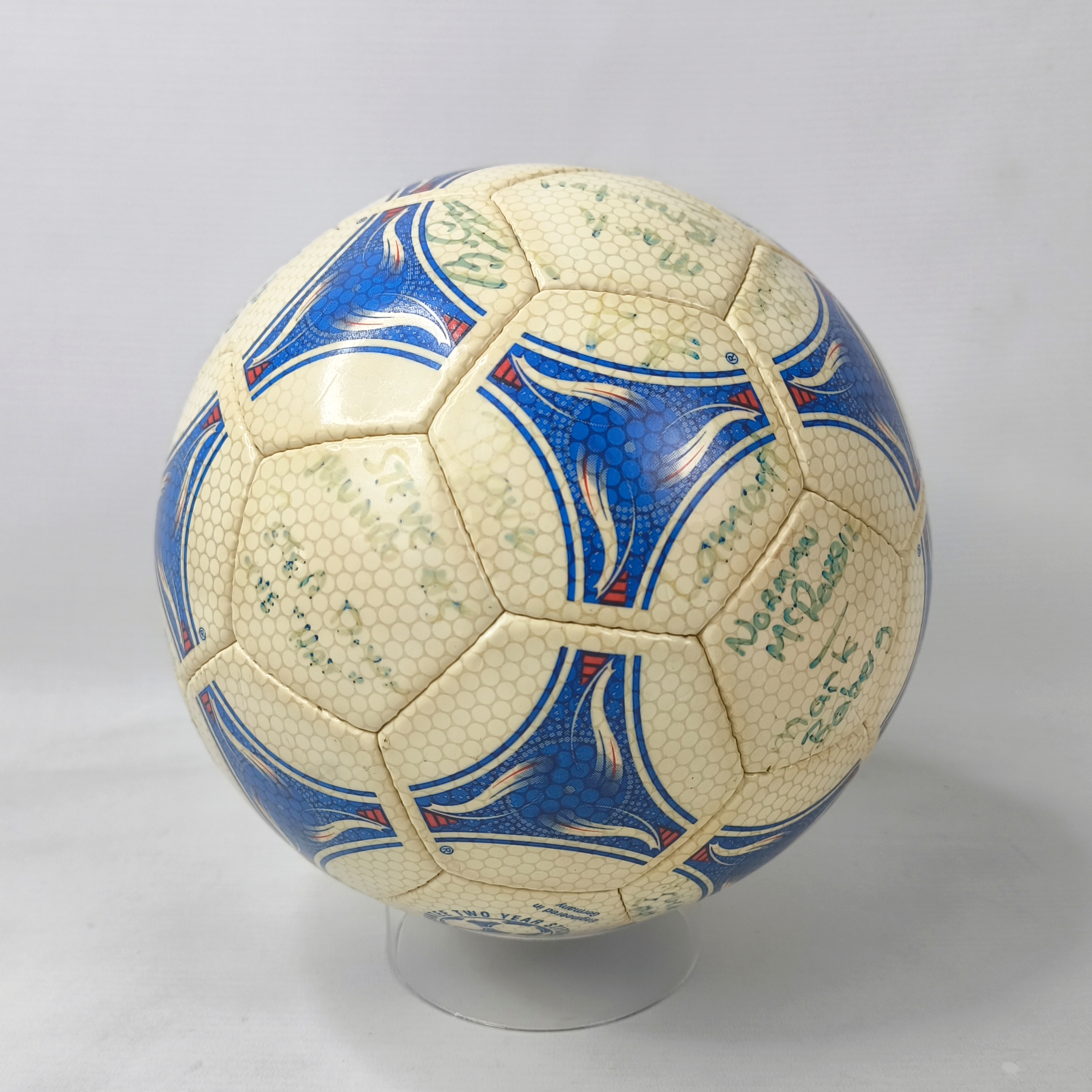 adidas Tricolore Fussball Official Matchball World Cup 1998 Made in Morocco