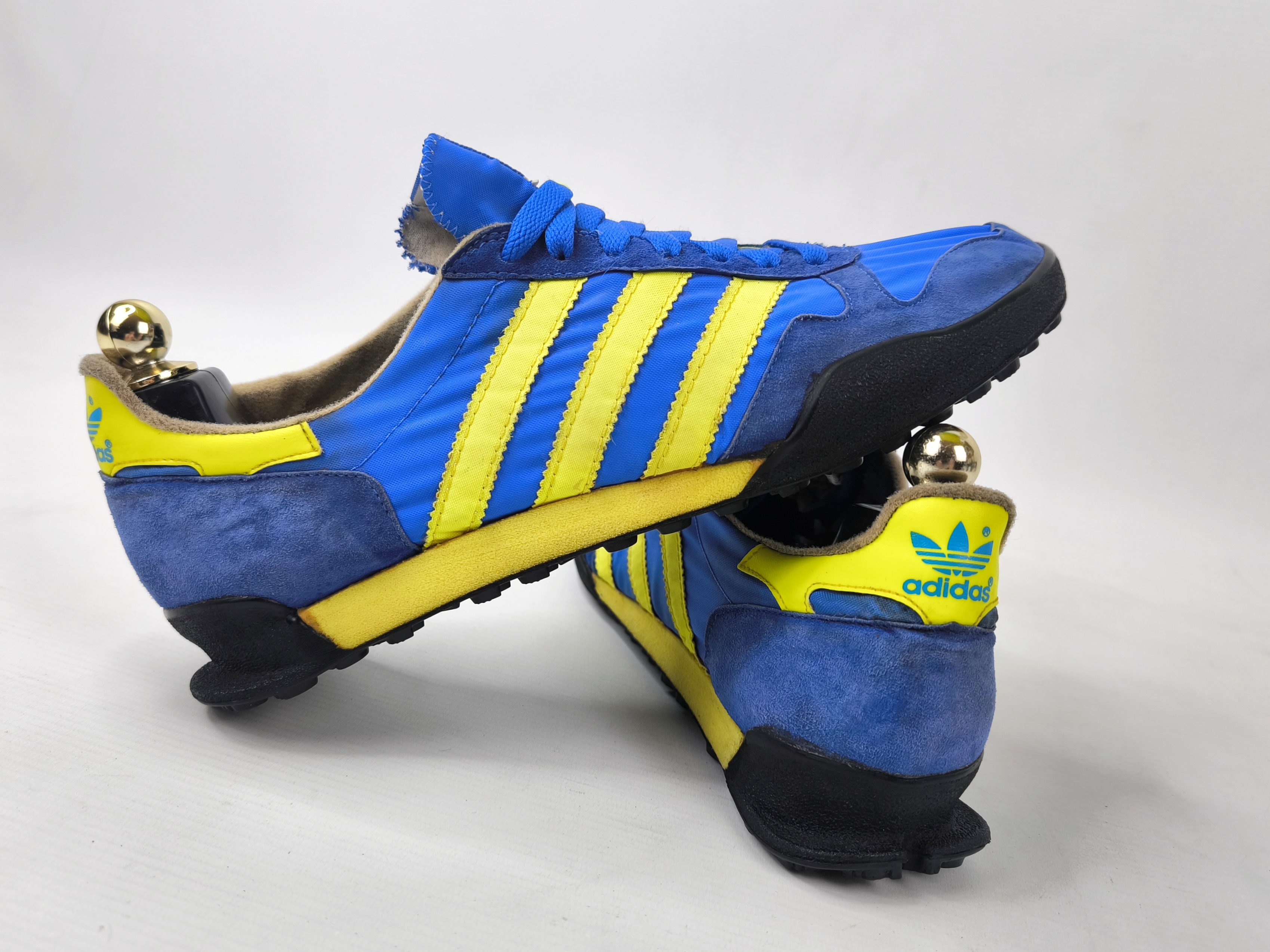 adidas Marathon 80 Schuhe EUR 42 2/3 UK 8.5 Made in West Germany 80s trainers