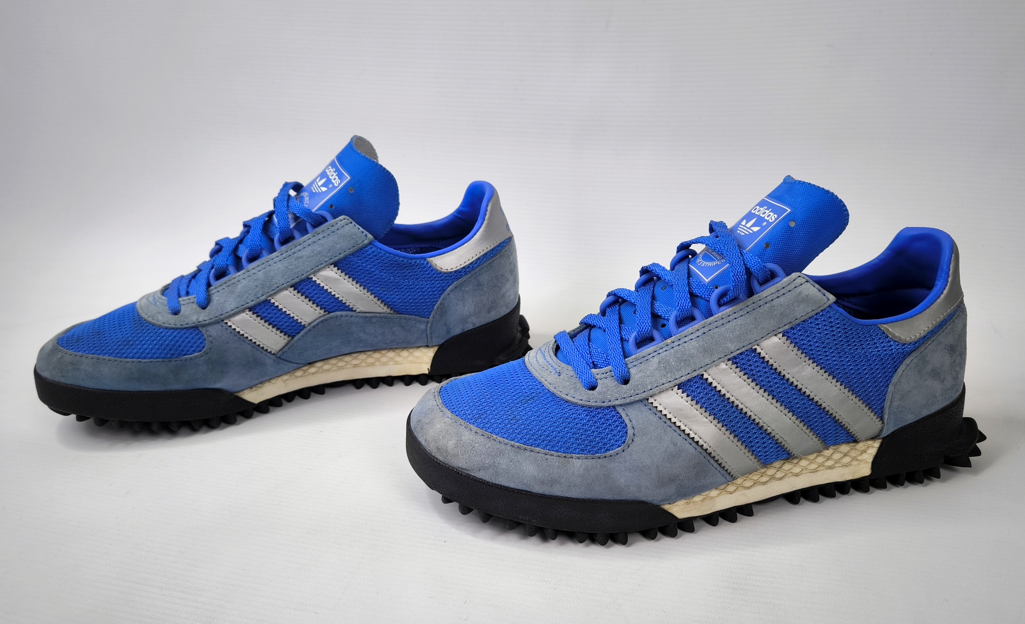 adidas Marathon TR Trainer Schuhe EUR 42 - UK 8 aus 2017 BB6802 blau silber