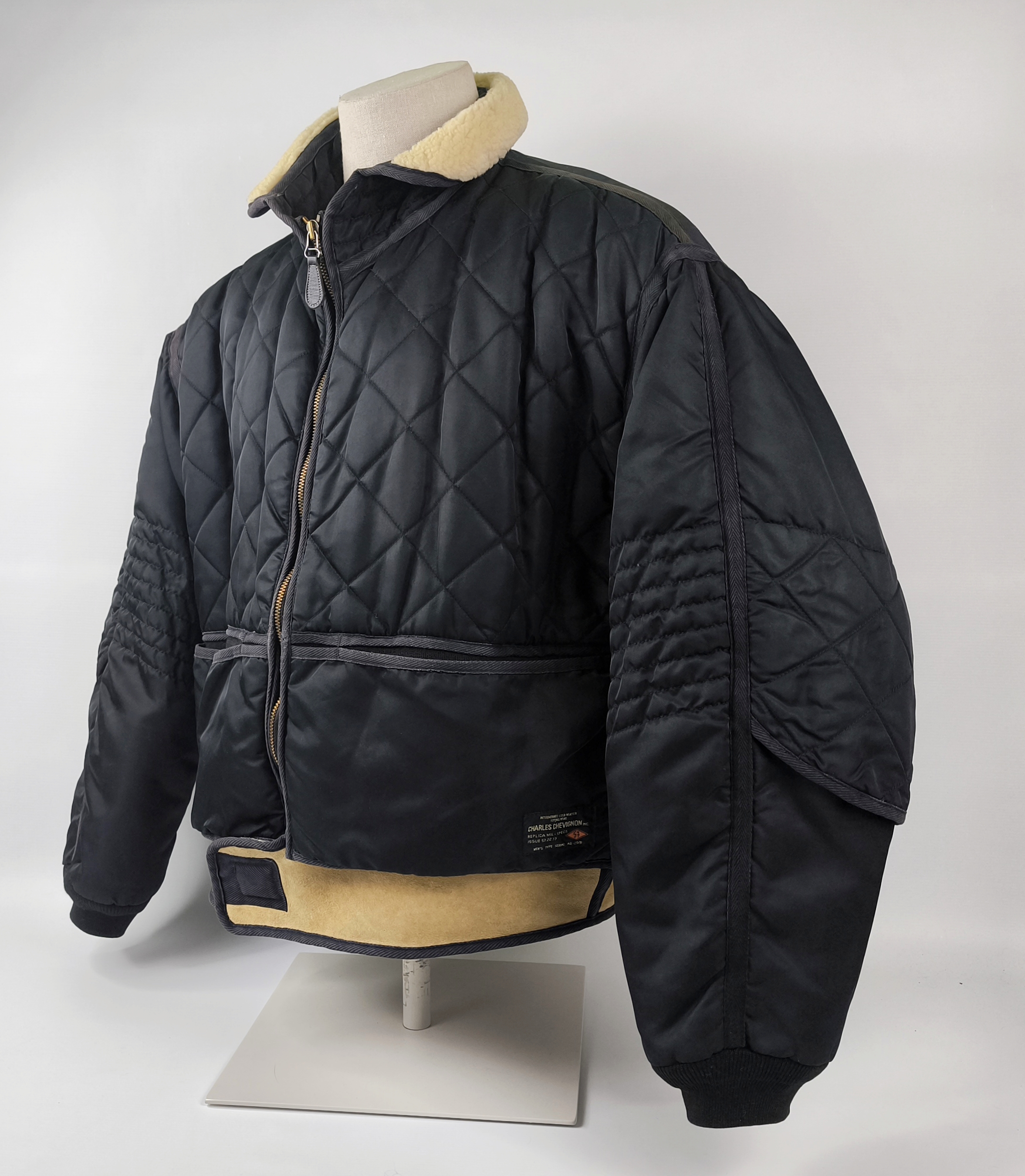 Chevignon Jacke Cosmos schwarz Gr. XXL (XL) Flying Air Wear 1957 vintage