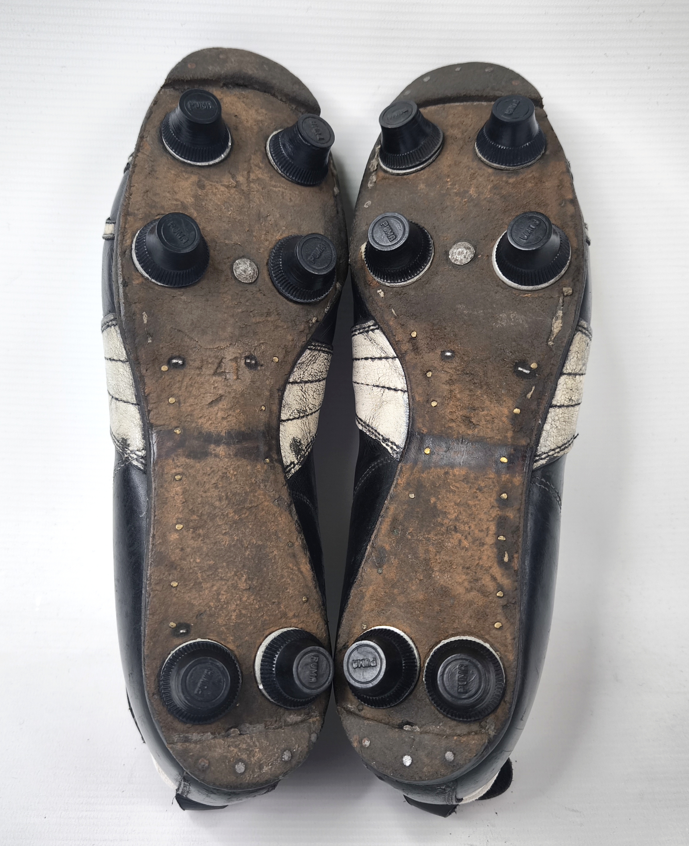 Puma Fussball Schuhe Super Atom 1952 Eur 41 / UK 7.5 vintage football boots