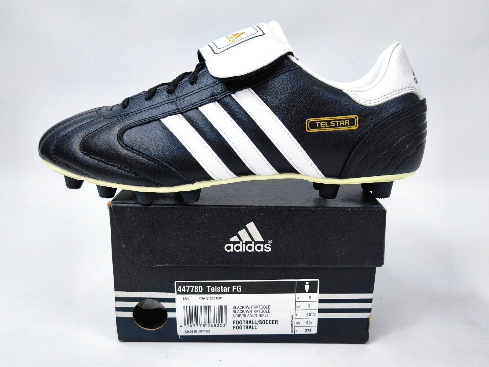 adidas Telstar FG Fussballschuhe 2006 Gr. EUR 43 1/3 / UK 9 Fussball 447780