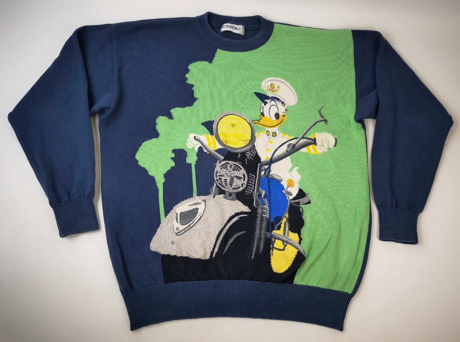 Iceberg Herren Pullover Donald Duck Gr. XL