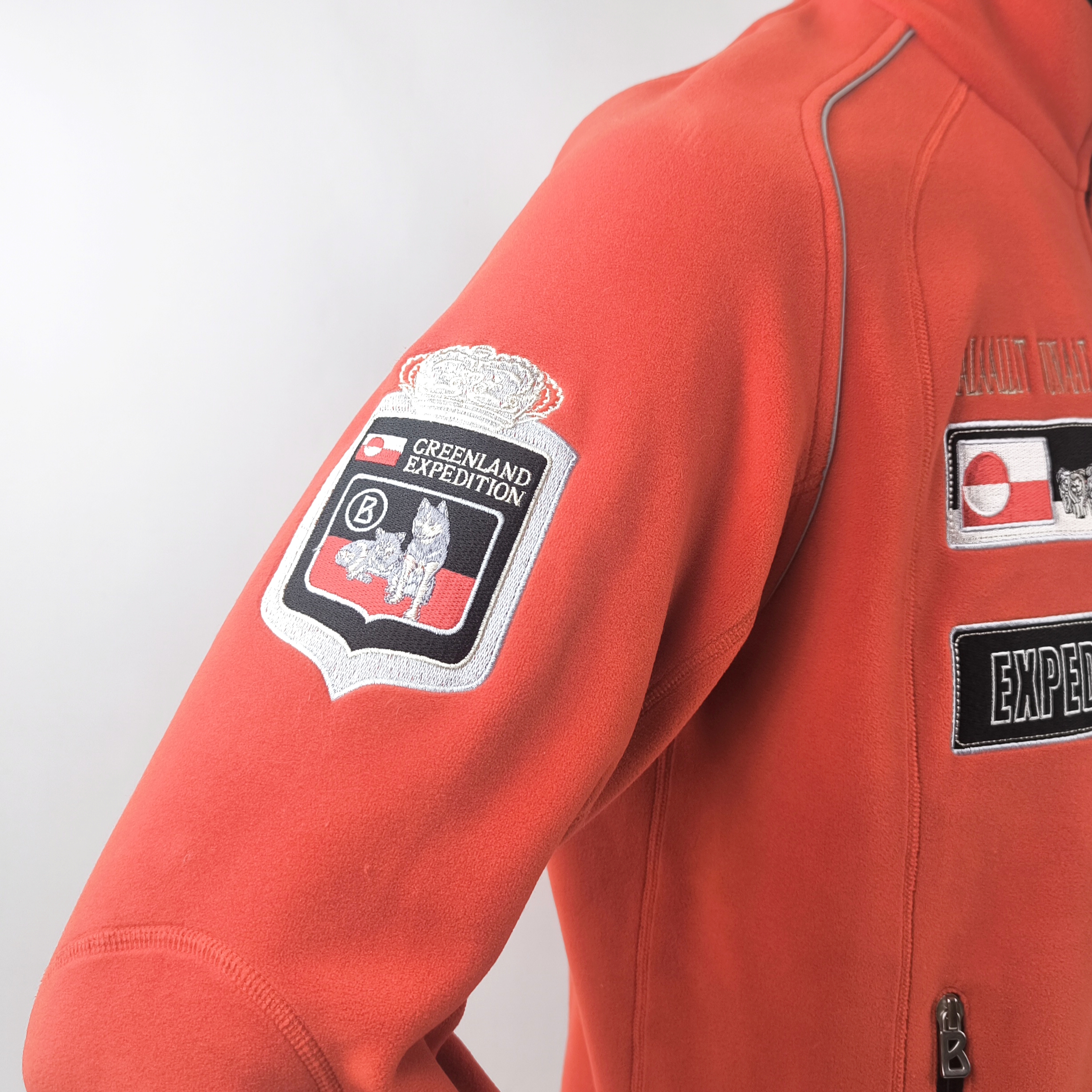 Bogner Fleece Jacke Expedition Gr. 50 (M/L) rot Fleecejacke Greenland