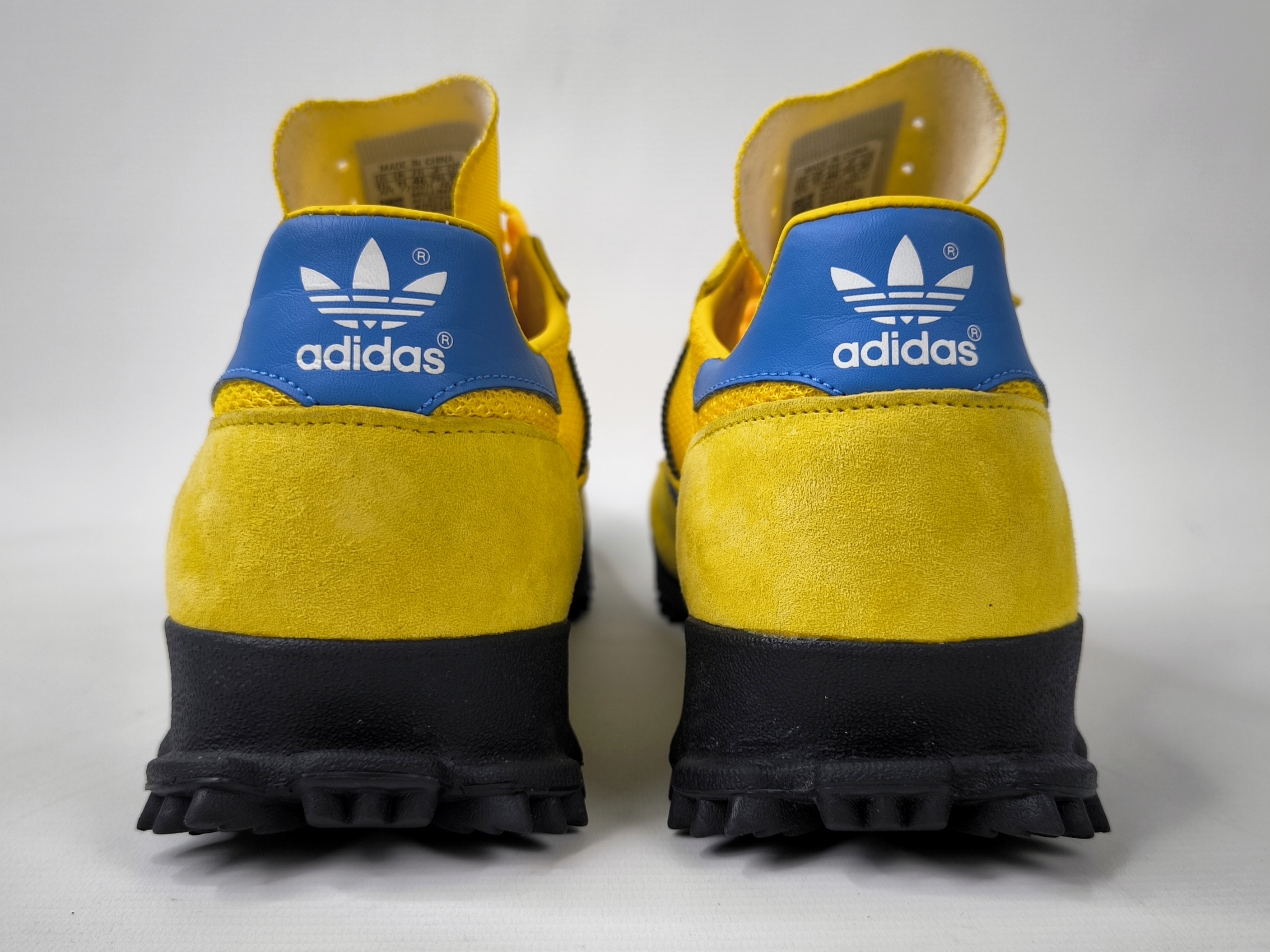 adidas Marathon TR Trainer Schuhe Eur 46 - UK 11 aus 2017 B27876 gelb blau