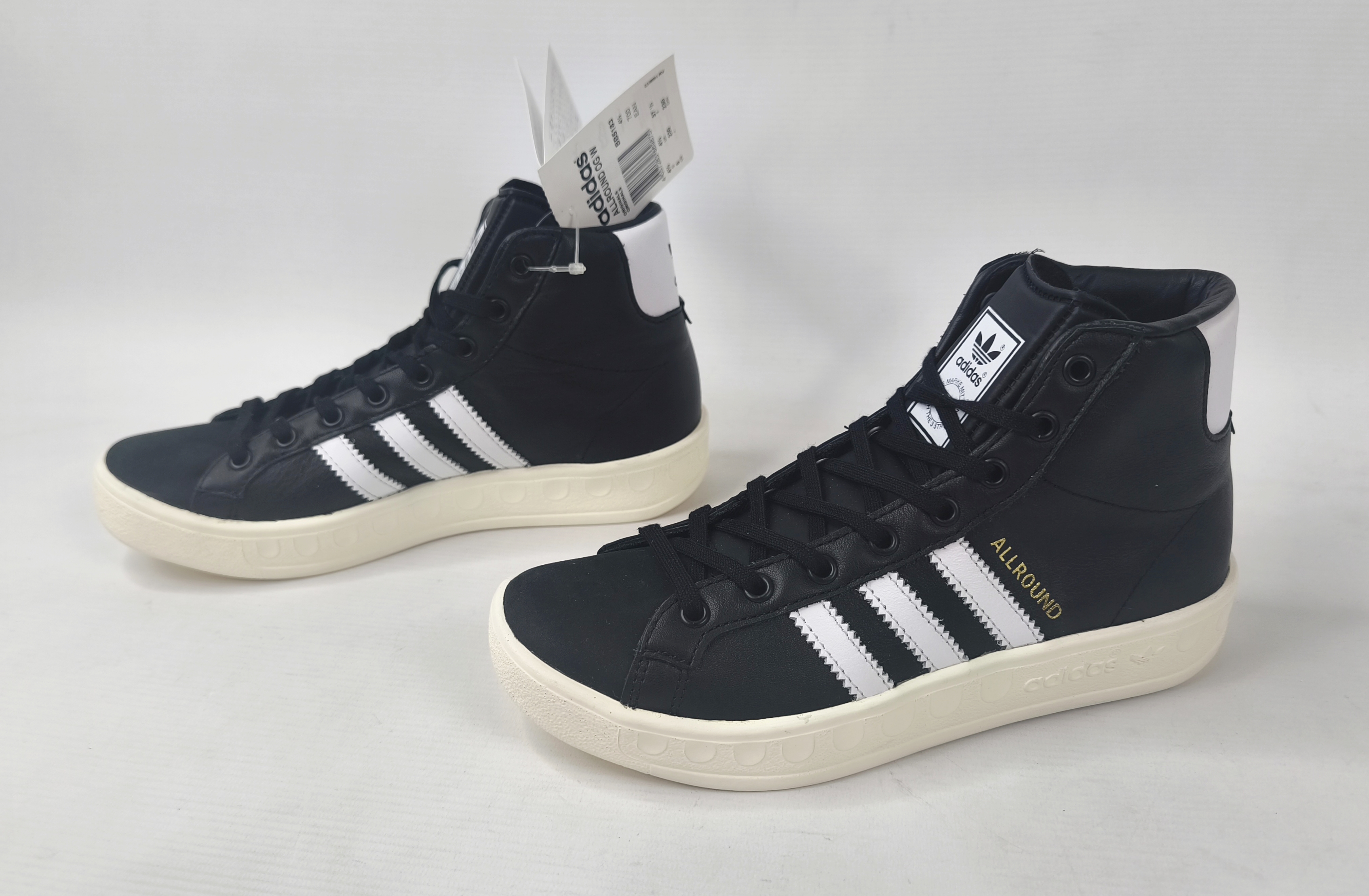 adidas Allround OG High Schuhe EUR 37 1/3 UK 4.5 aus 2016 schwarz BB5183 neu