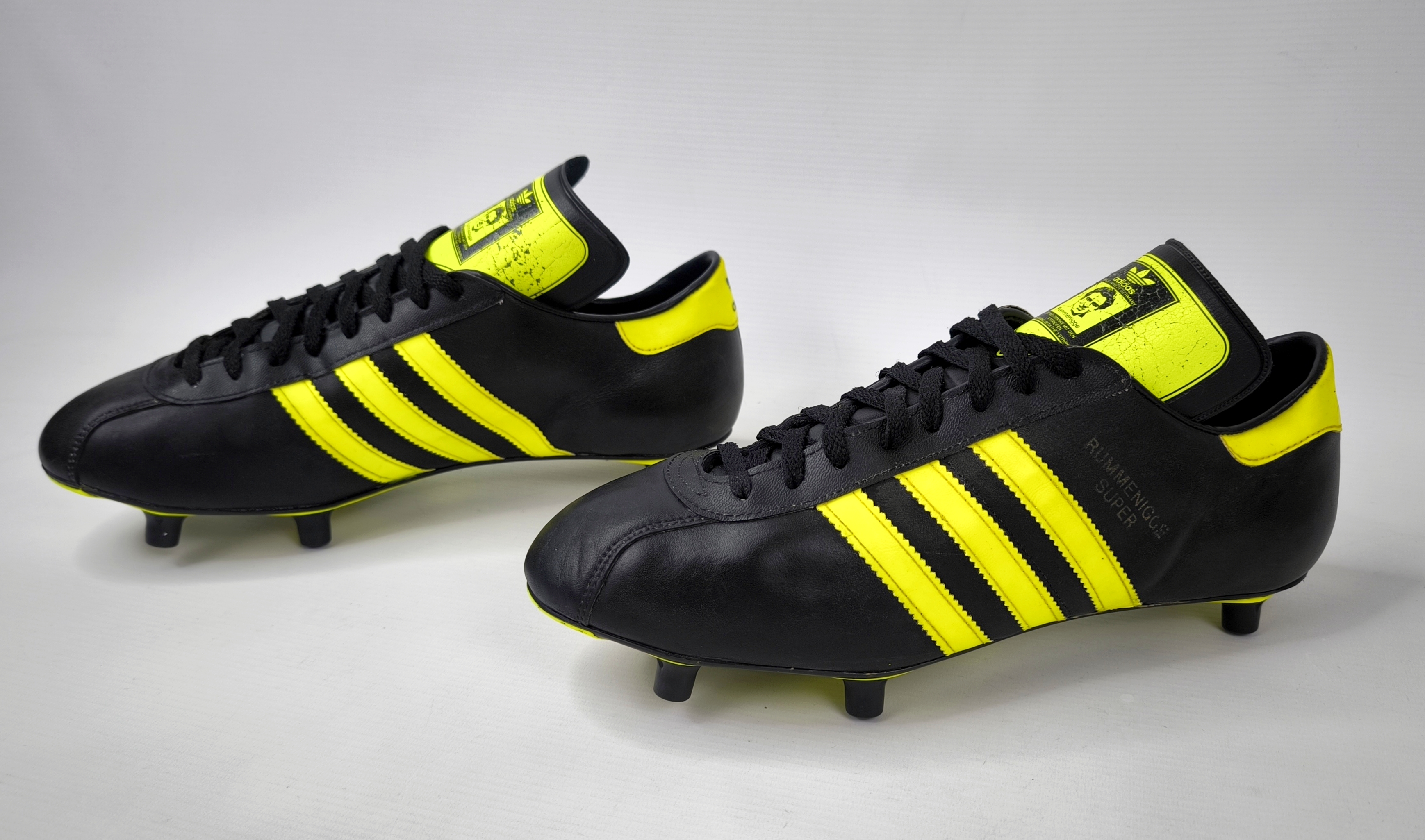 adidas Rummenigge Super Fussball Schuhe EUR 45 1/3 UK 10 West Germany vintage