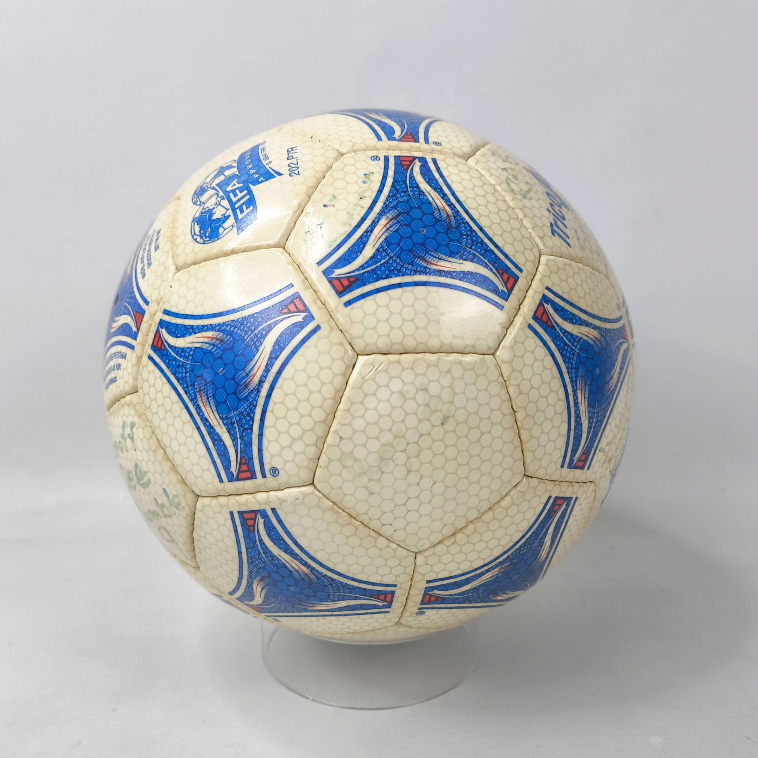 adidas Tricolore Fussball Official Matchball World Cup 1998 Made in Morocco