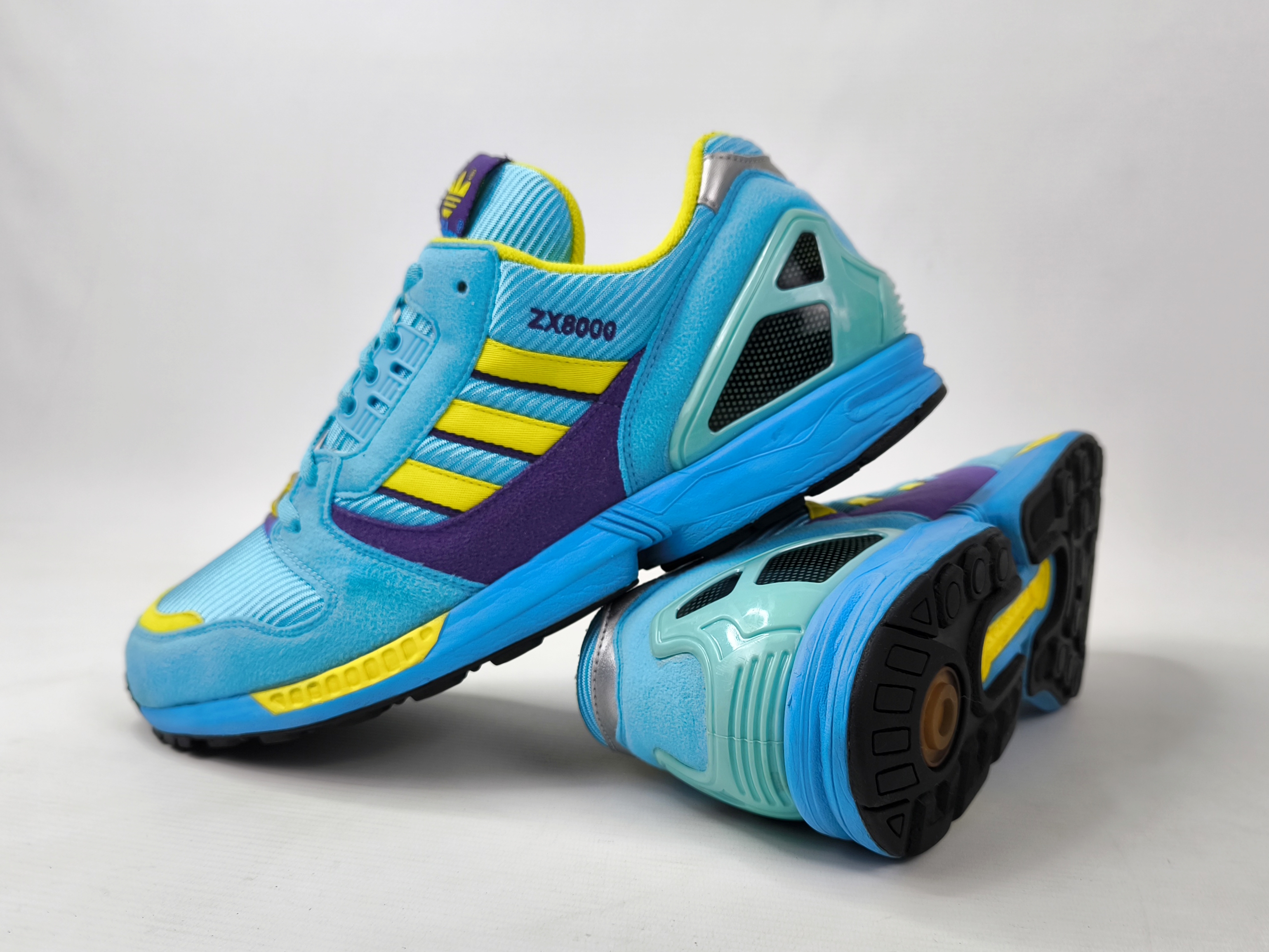 adidas ZX 8000 Aqua Schuhe EUR 44 UK 9.5 Torsion 553383 aus 2009