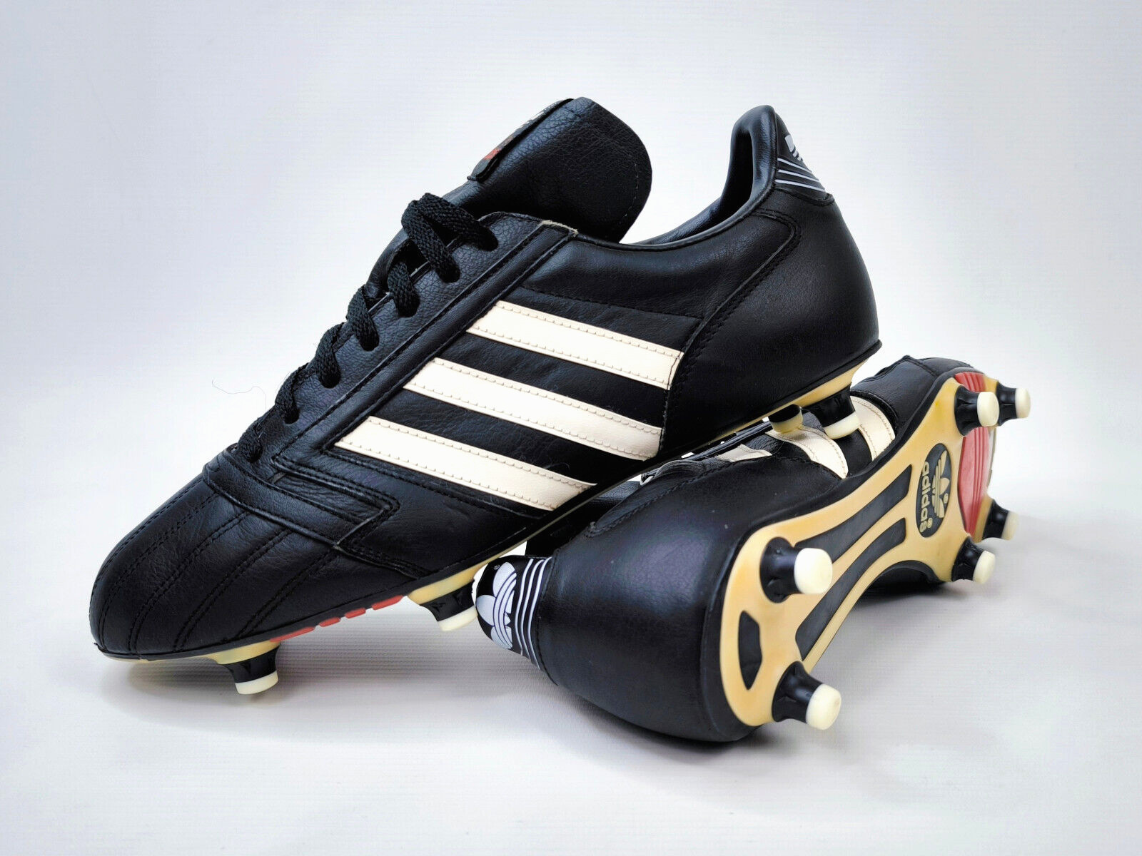 adidas Fussball Schuhe Milano Super 80`s Gr. 44 2/3 / UK 10 vintage France 80`s