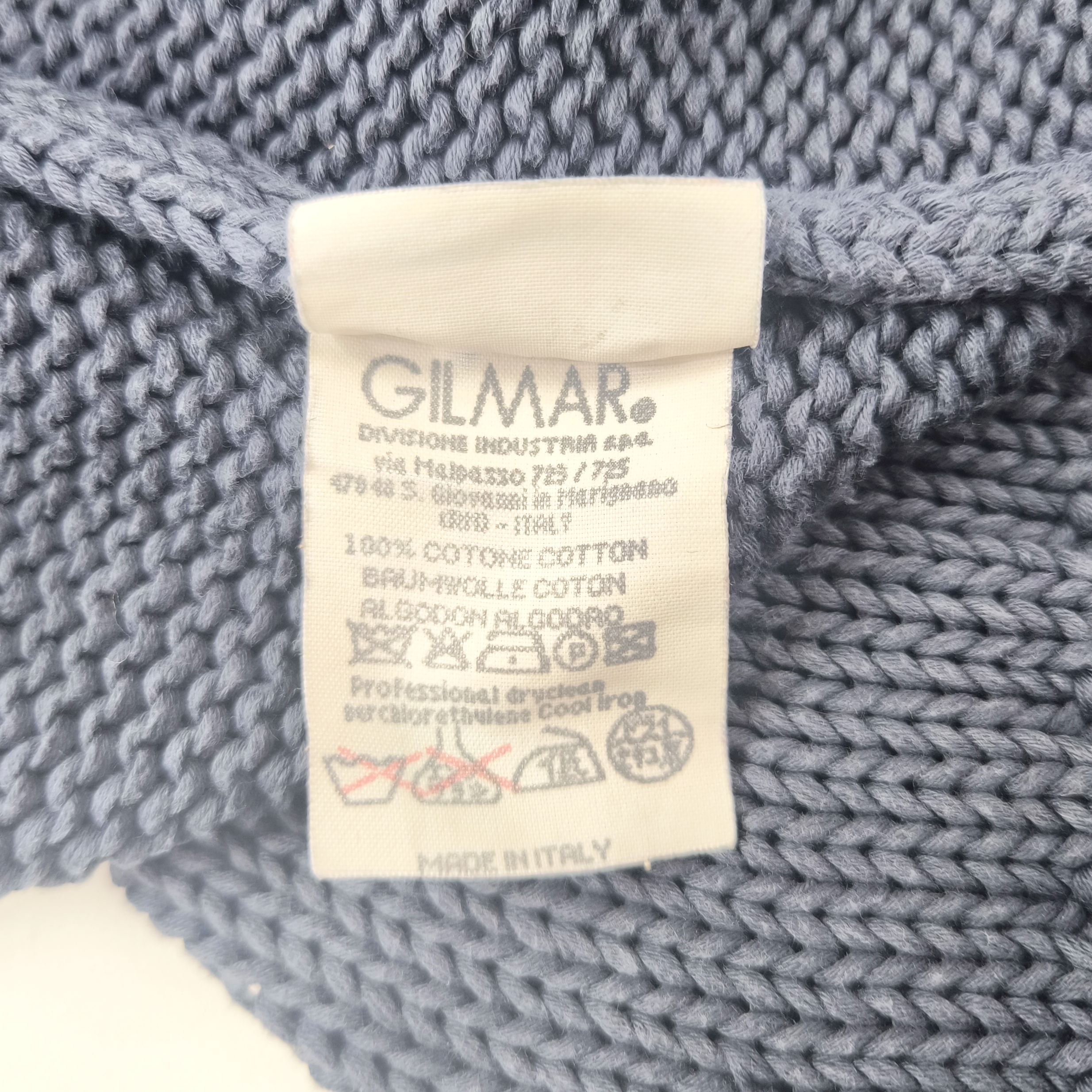 Iceberg Strick Pullover Asterix Gr. IV (L) Italy vintage 90s history naturfarben