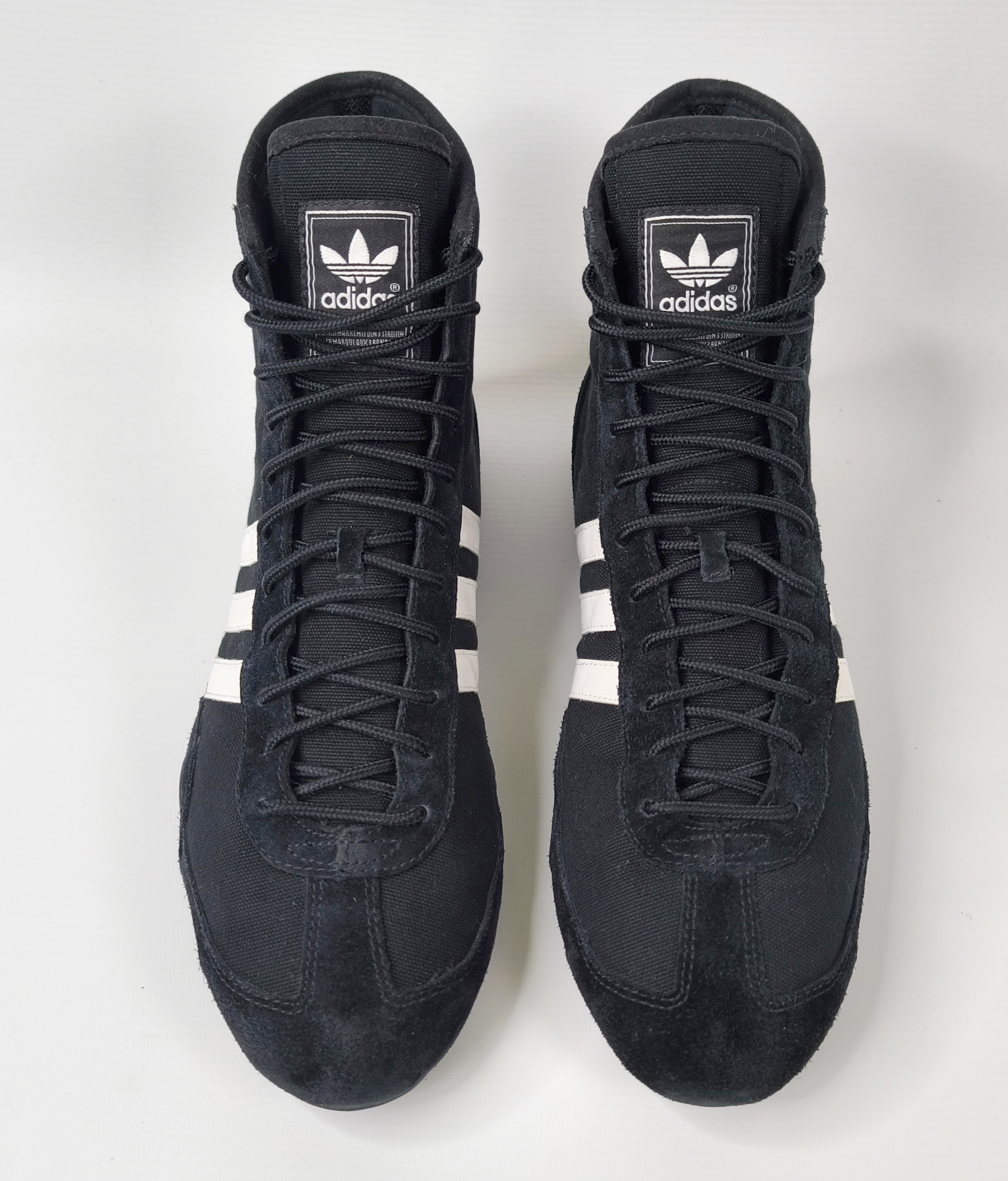 adidas Wrestling Schuhe Canvas schwarz 2003 EUR 44 UK 9.5 combat 036230