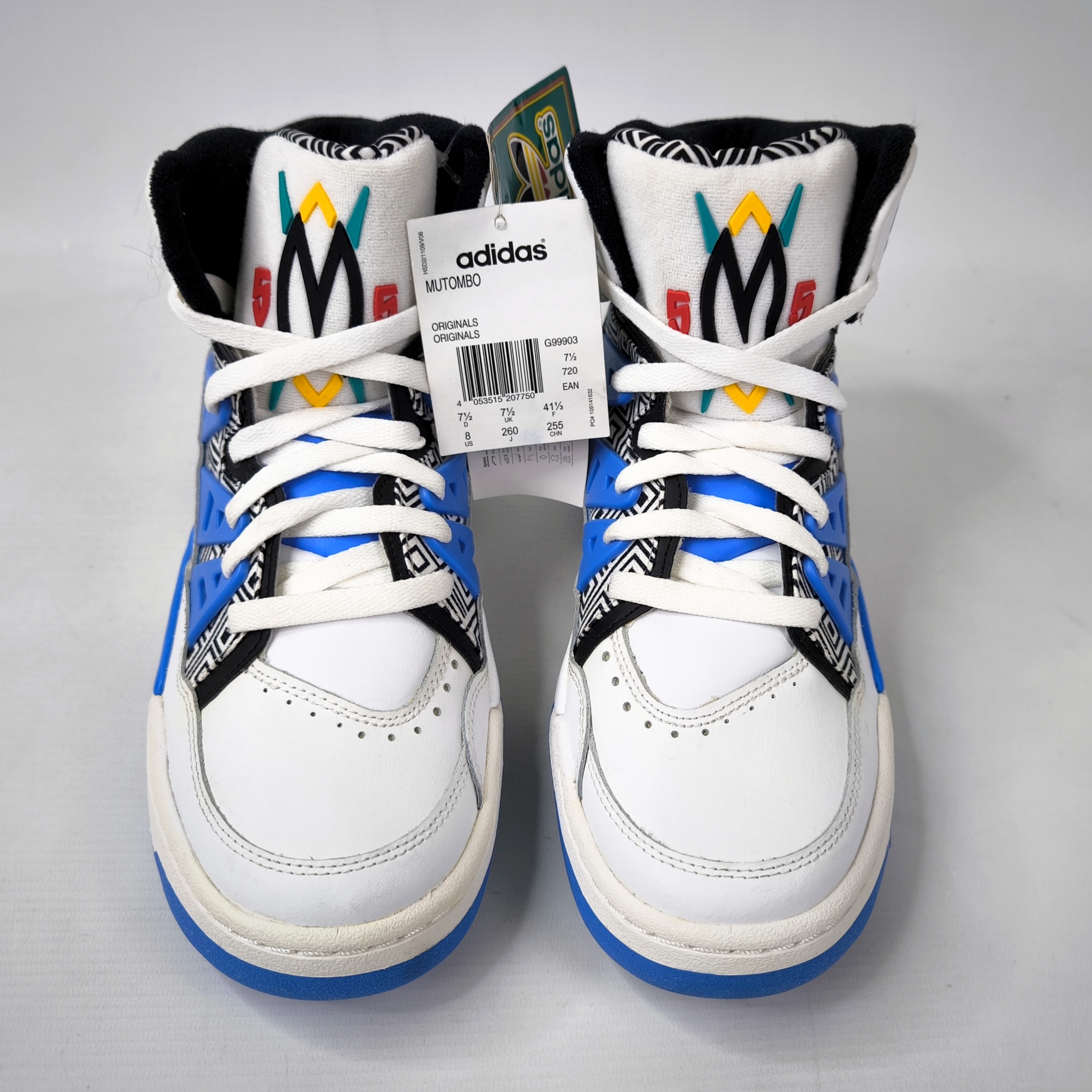 adidas Mutombo 55 Eur 41 1/3 UK 7.5 G99903 aus 2013 Neu und ungetragen