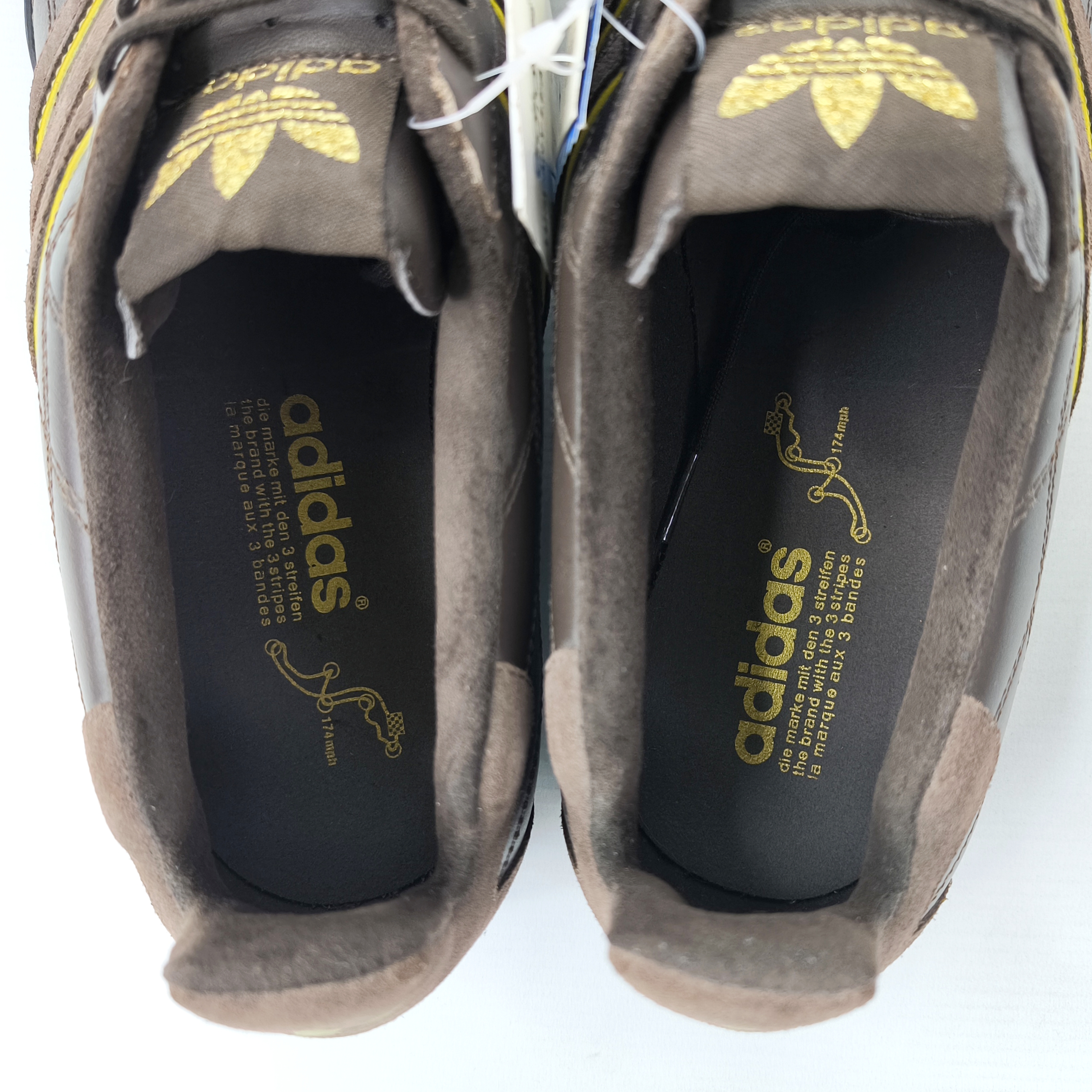 adidas Tuscany LEA Schuhe EUR 47 1/3 UK 12 aus 2004 Wildleder Leder braun 044867