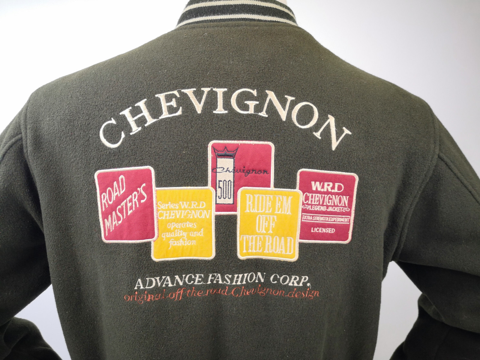 Chevignon Woll Jacke Conquest Jack Roadmasters Gr. S vintage