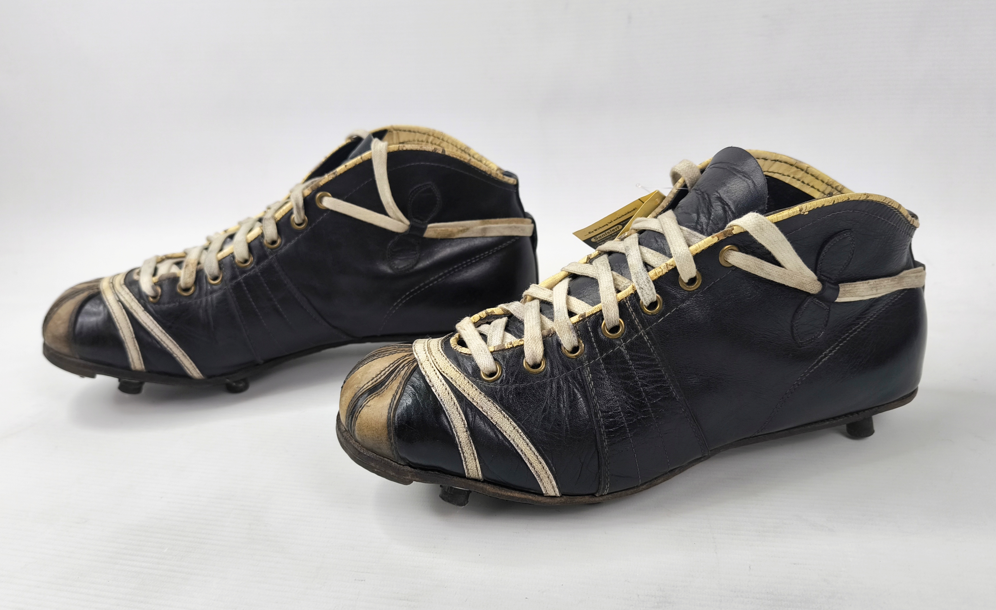Puma Fussball Schuhe Rekord 1950`s EUR 43 / UK 9 mit Booklet vintage Atom