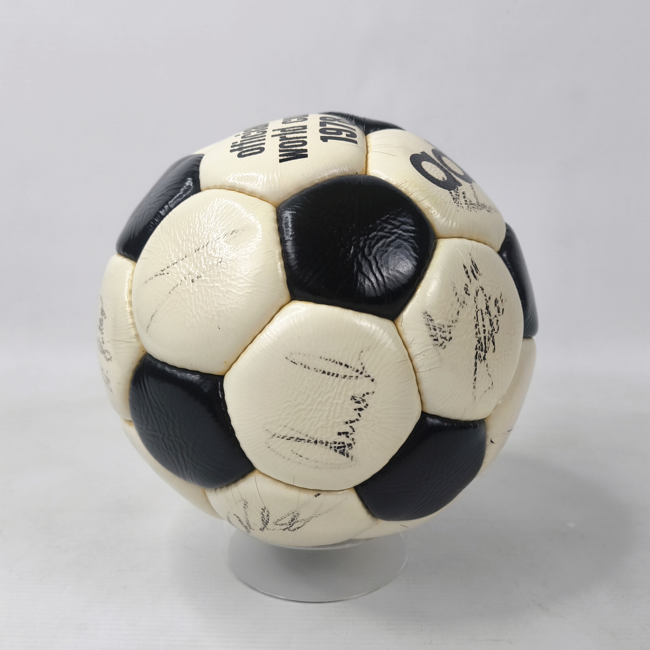 adidas Fussball Telstar Durlast Official World Cup 1978 Made in France Ball