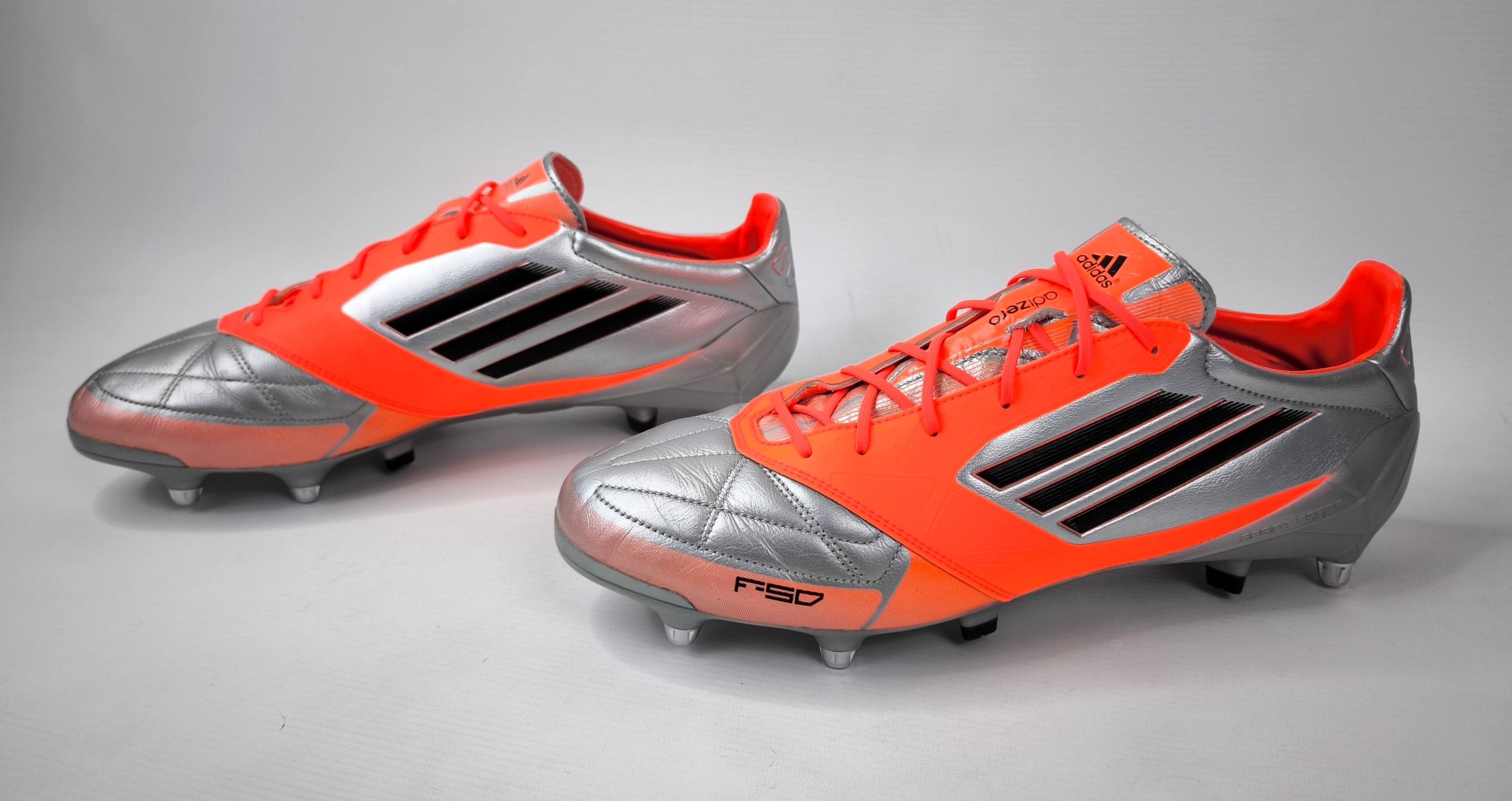 adidas Adizero F50 XTRX SG EUR 47 1/3 / UK 12 aus 2012 orange silber G64220