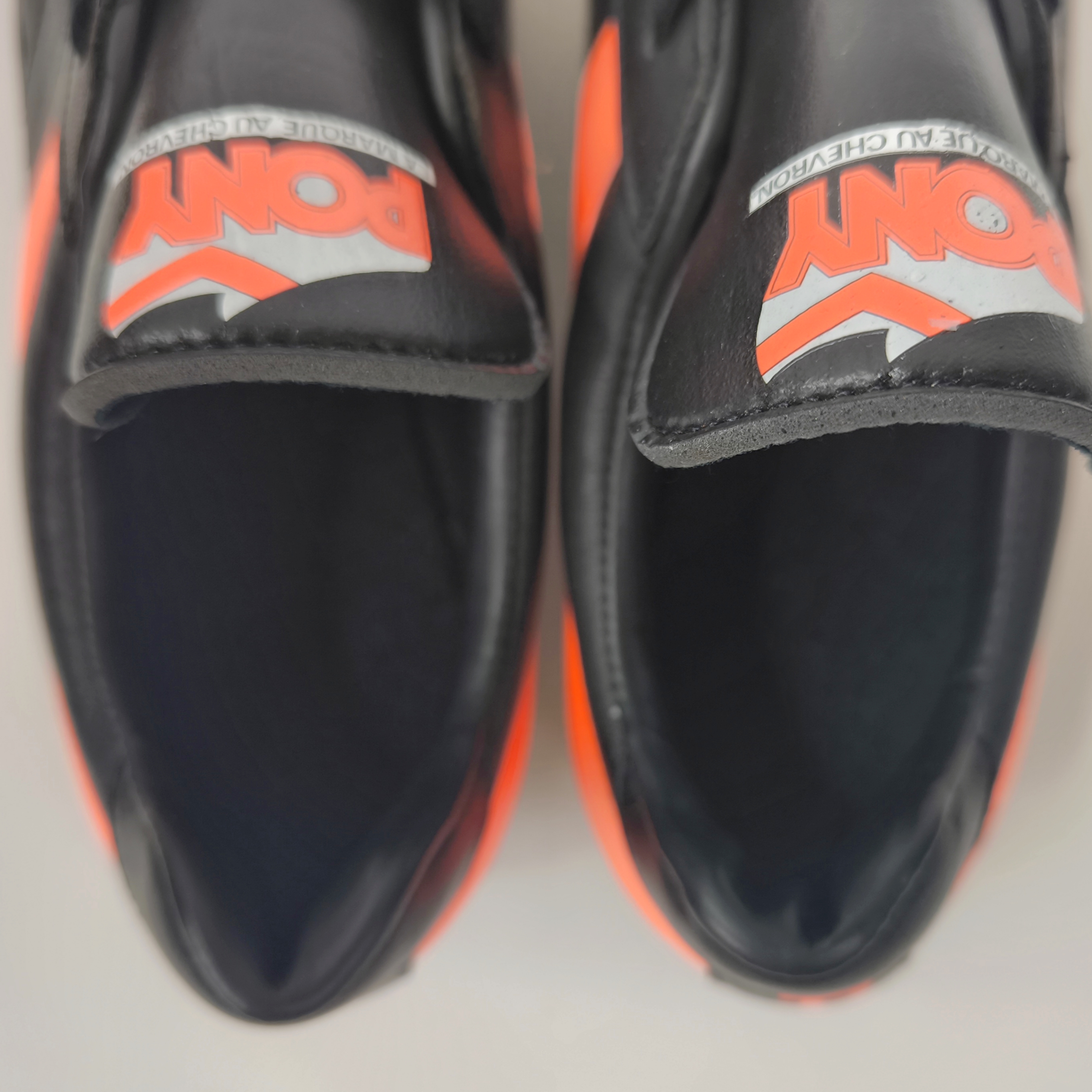 Pony Fussball Schuhe Made in France EUR 41 UK 7.5 La Marque Au Chevron vintage