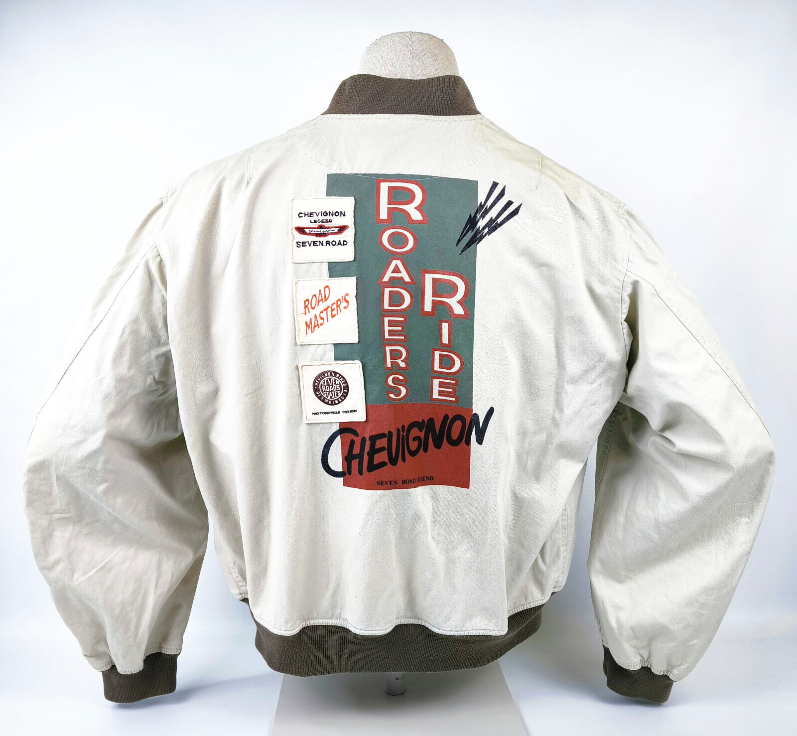 Chevignon Jacke Roaders Ride naturfarben Gr. XXL (XL) Baumwolle vintage