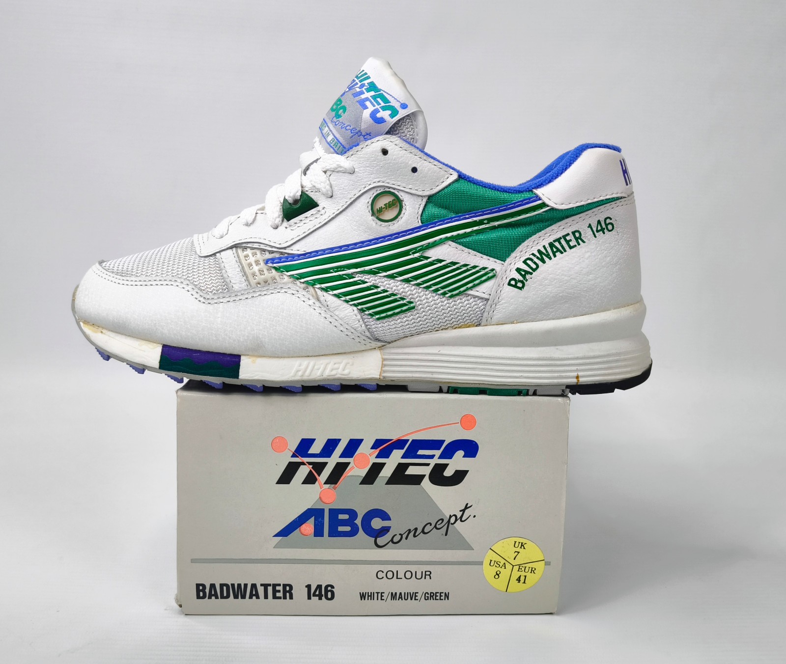 Hi-Tec Badwater 146 Schuhe aus 1989 Eur 41 / US 8 ABC Concept vintage shoes BNIB
