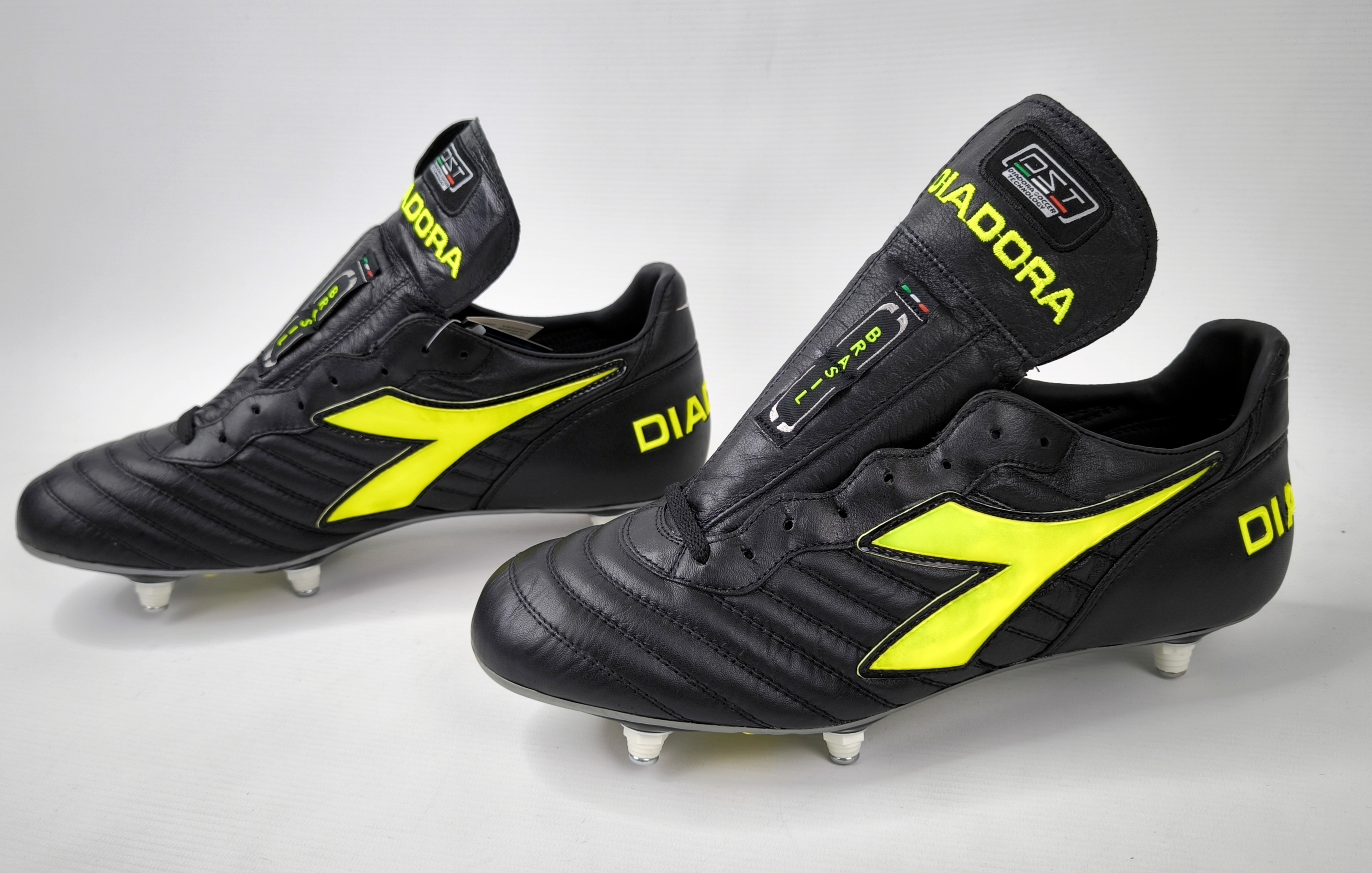 Diadora Brasil Pro SC Fussball Schuhe EUR 44.5 / UK 10 Made in Italy 125496