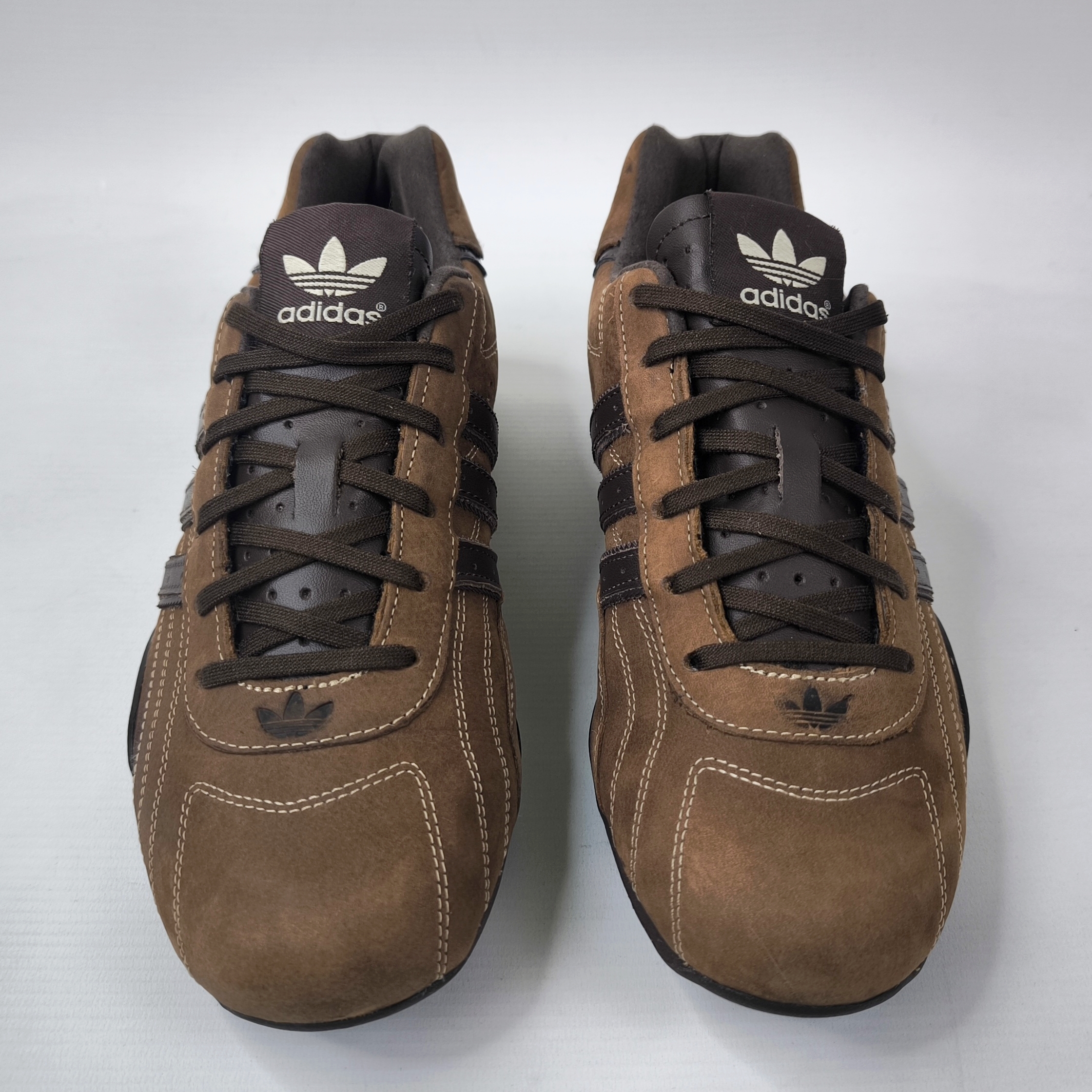 adidas Adi Racer Low Schuhe EUR 42 / UK 8 aus 2005 Wildleder braun 012796 neu